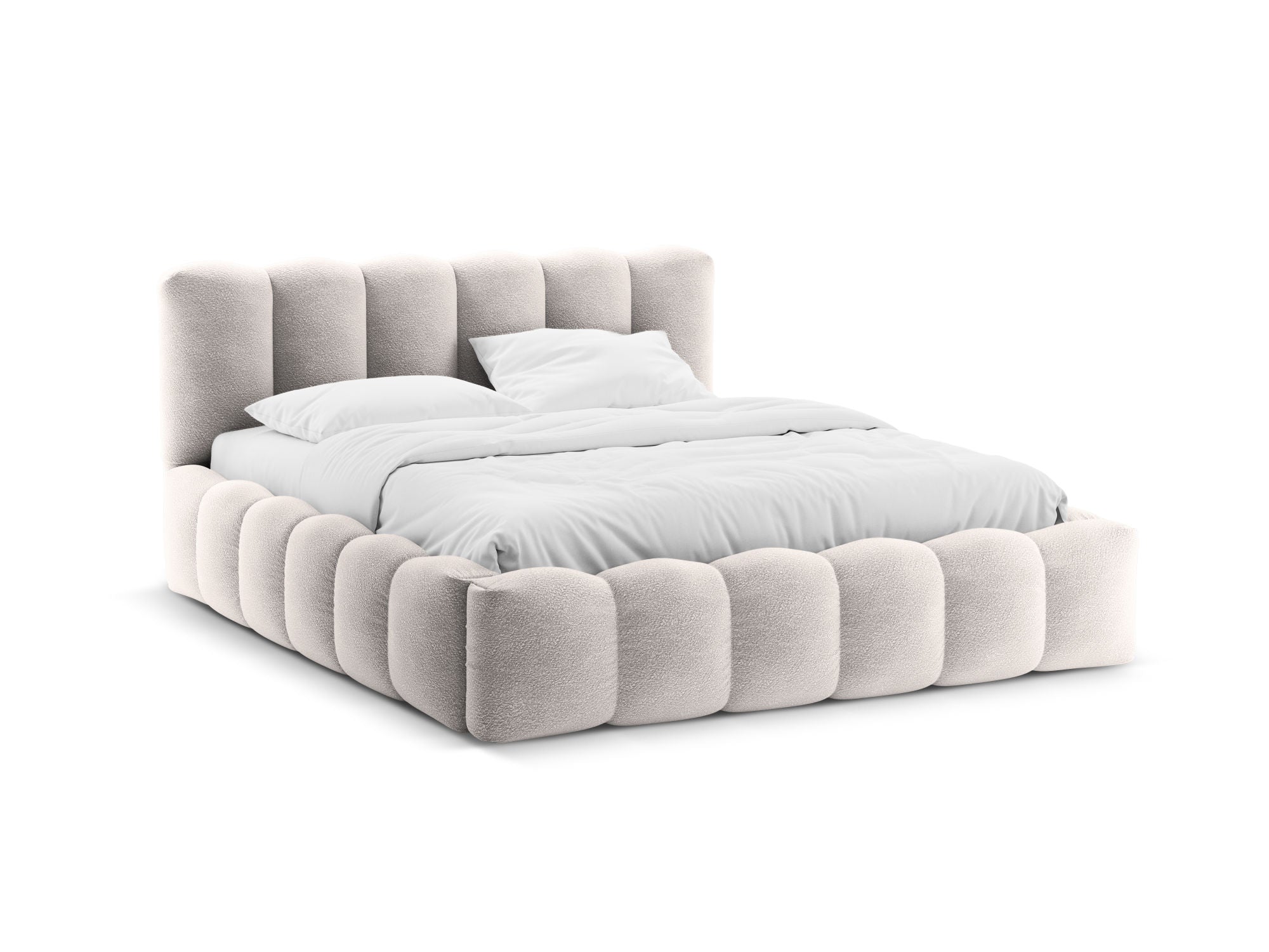 Lupine bett, Material: Boucle