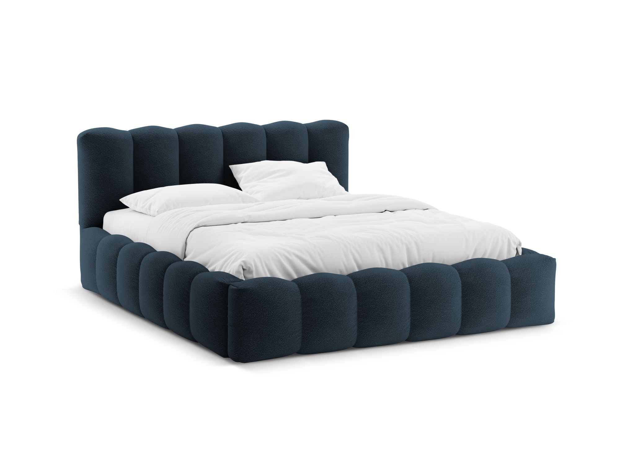 Lupine bett, Material: Boucle