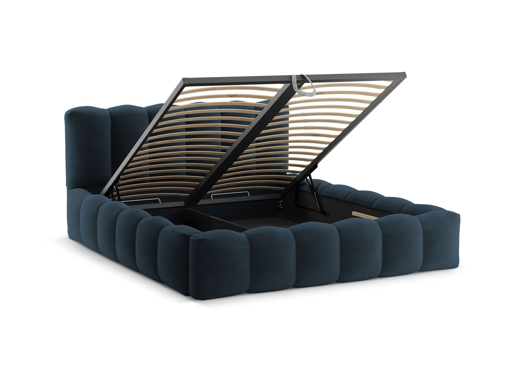 Lupine bett, Material: Boucle