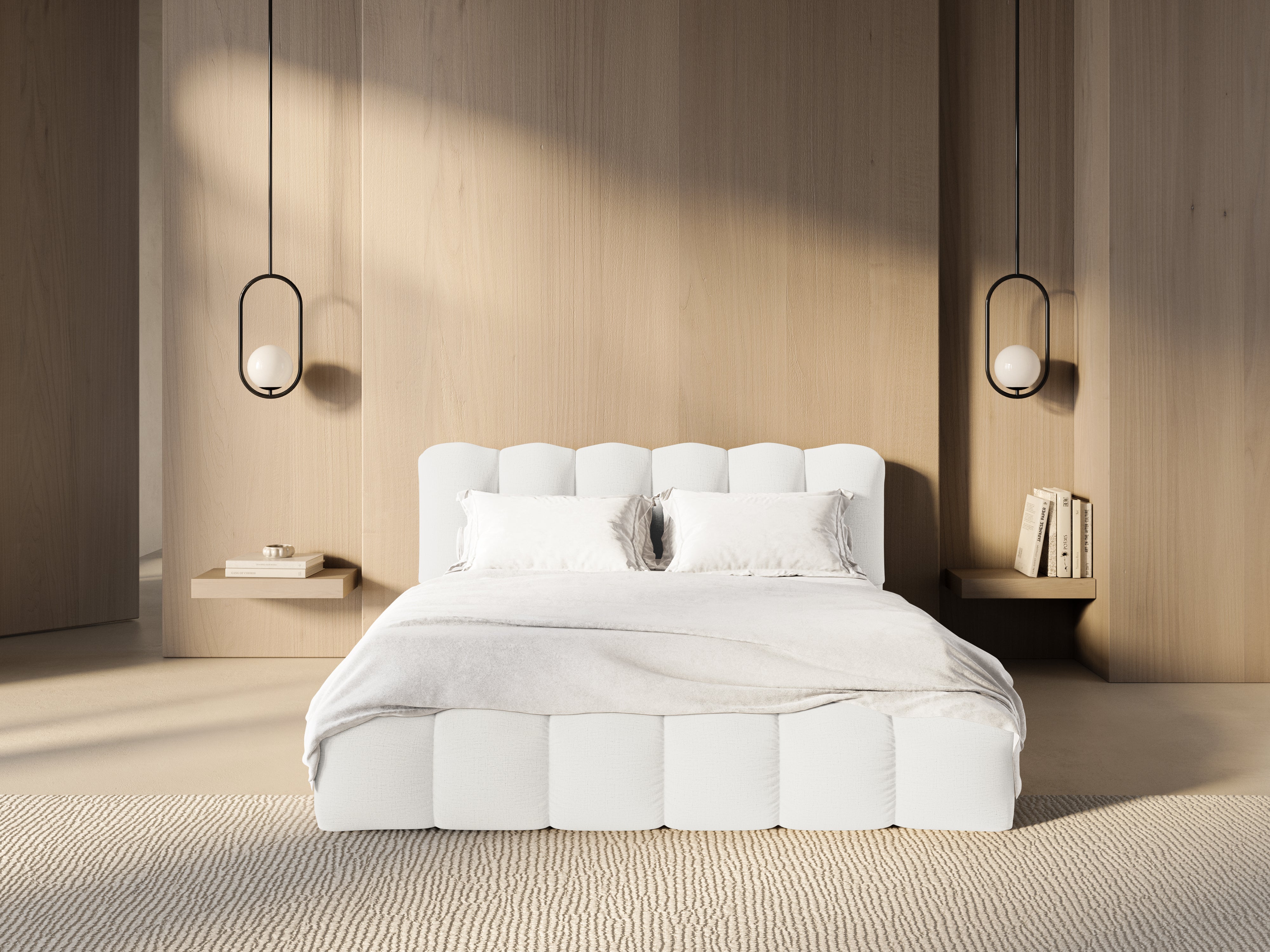 Lupine bett, Material: Strukturstoff