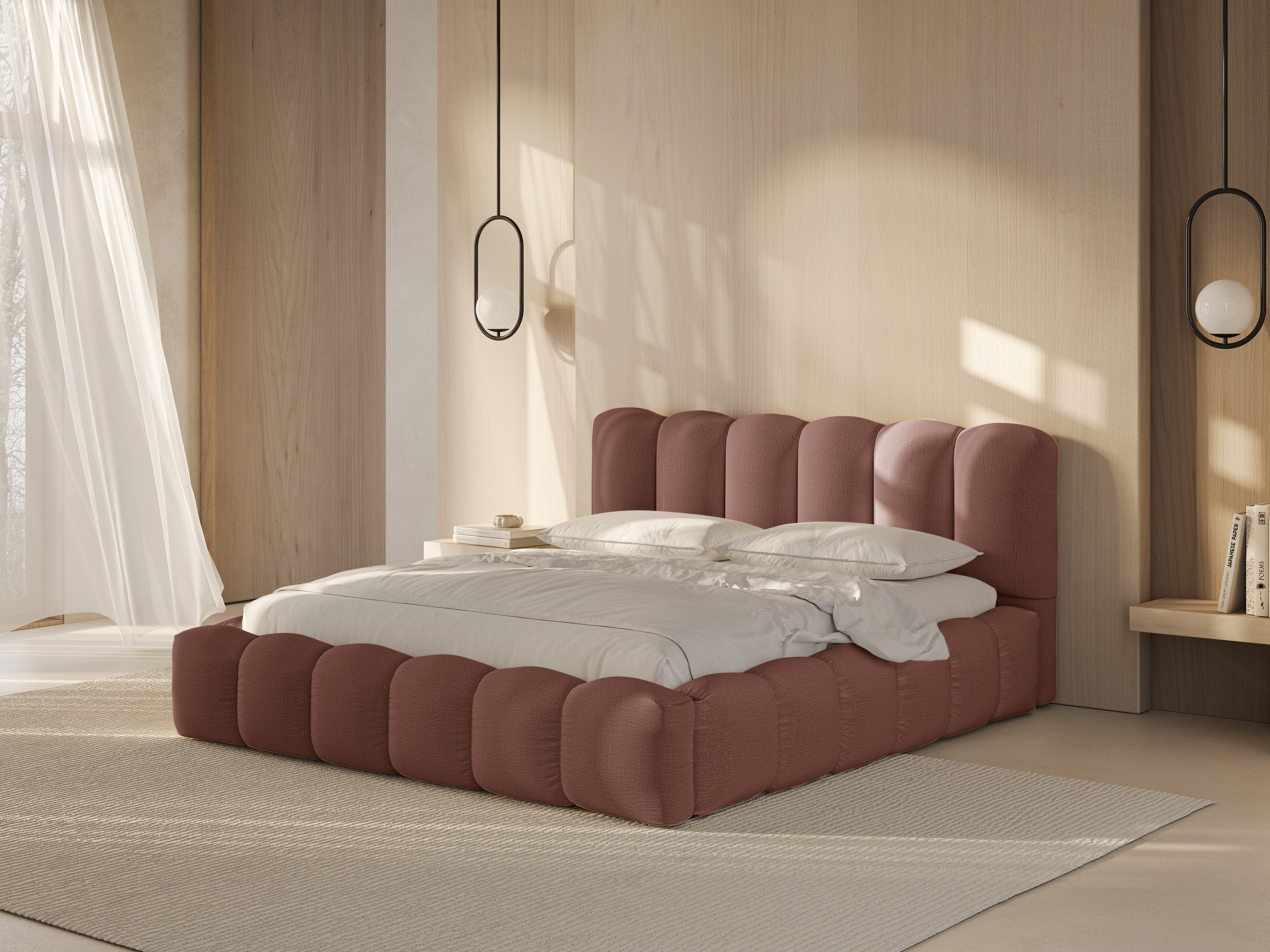 Lupine bett, Material: Strukturstoff