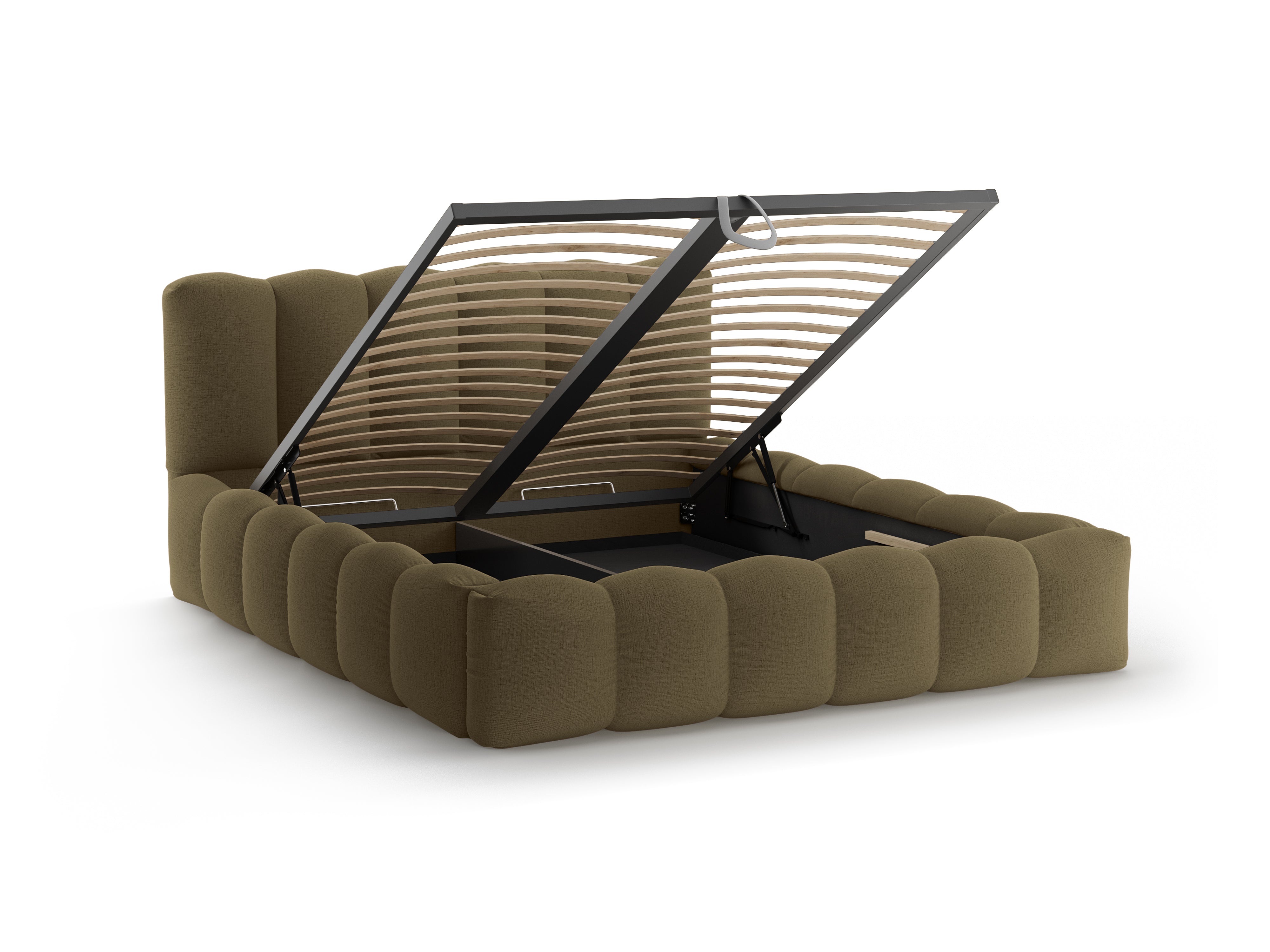 Lupine bett, Material: Strukturstoff