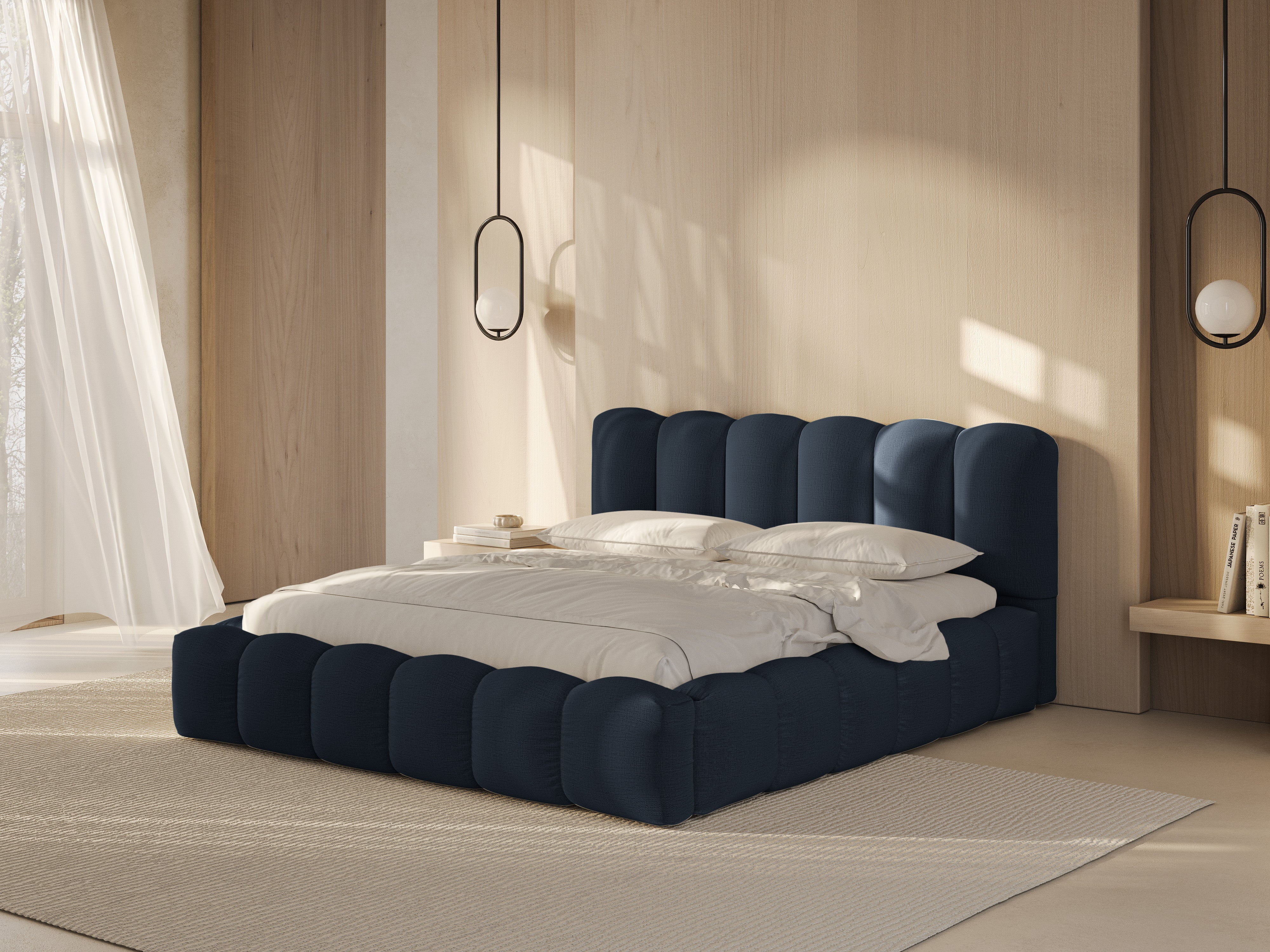 Lupine bett, Material: Strukturstoff