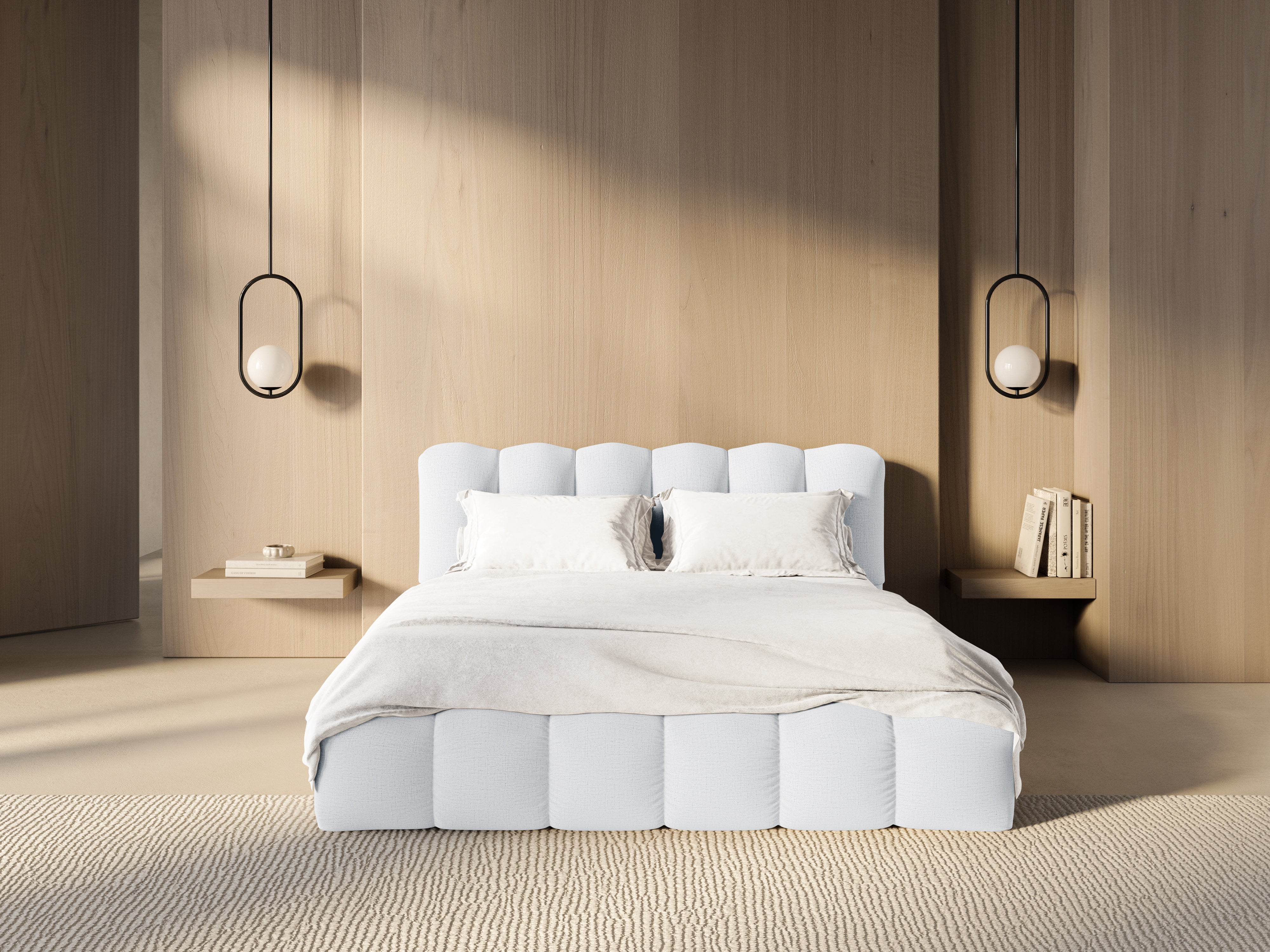 Lupine bett, Material: Strukturstoff