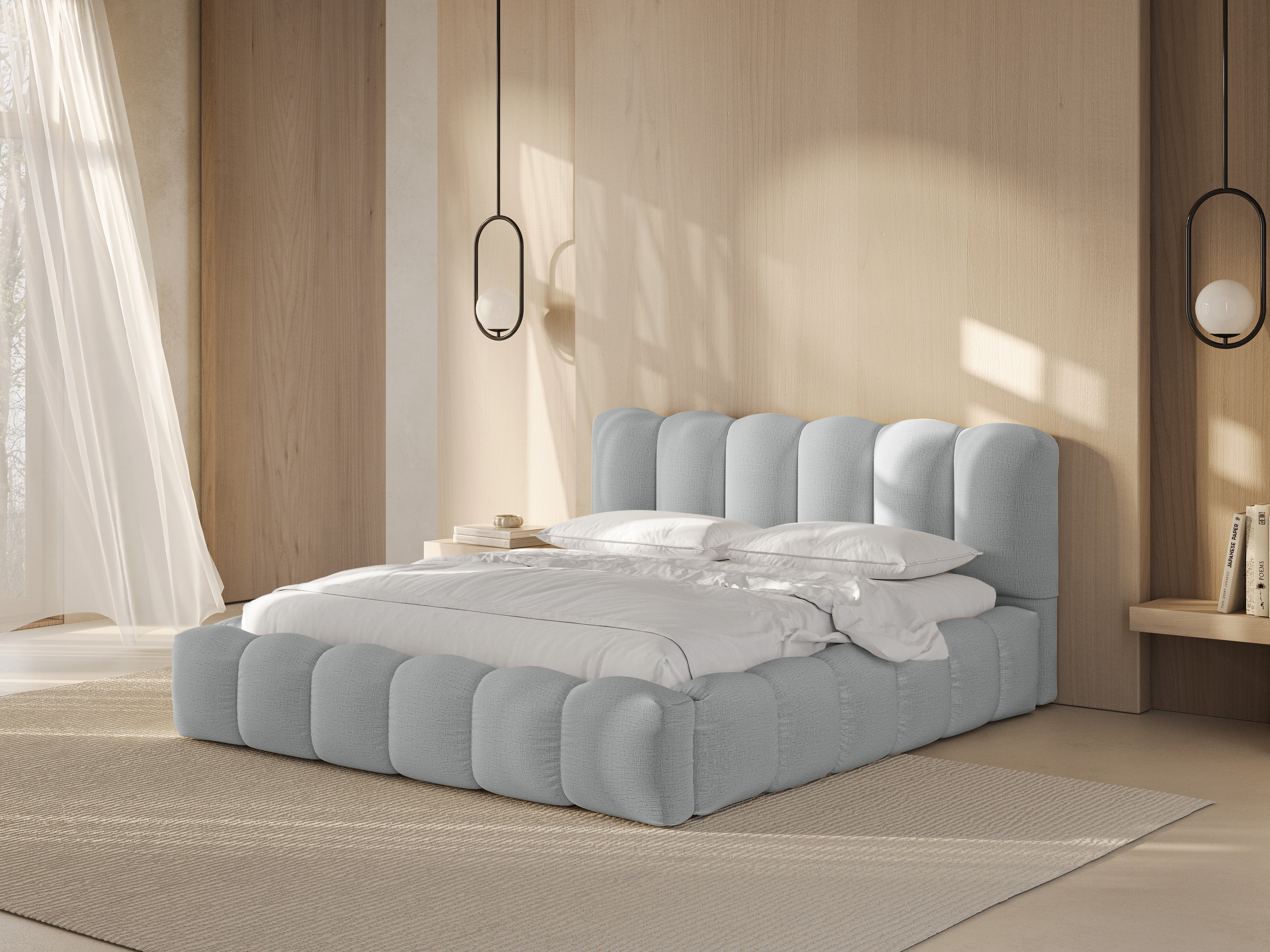 Lupine bett, Material: Strukturstoff
