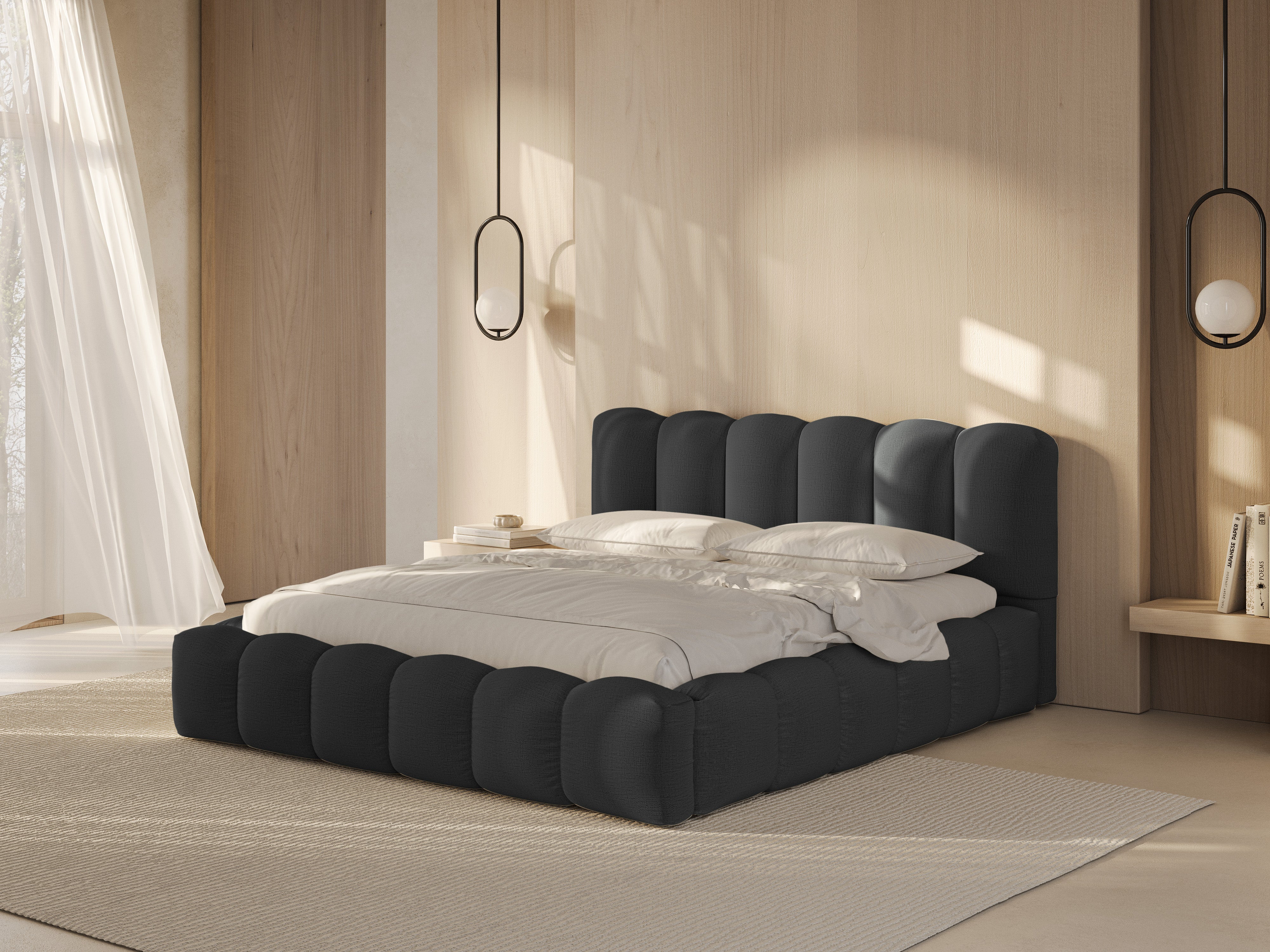 Lupine bett, Material: Strukturstoff