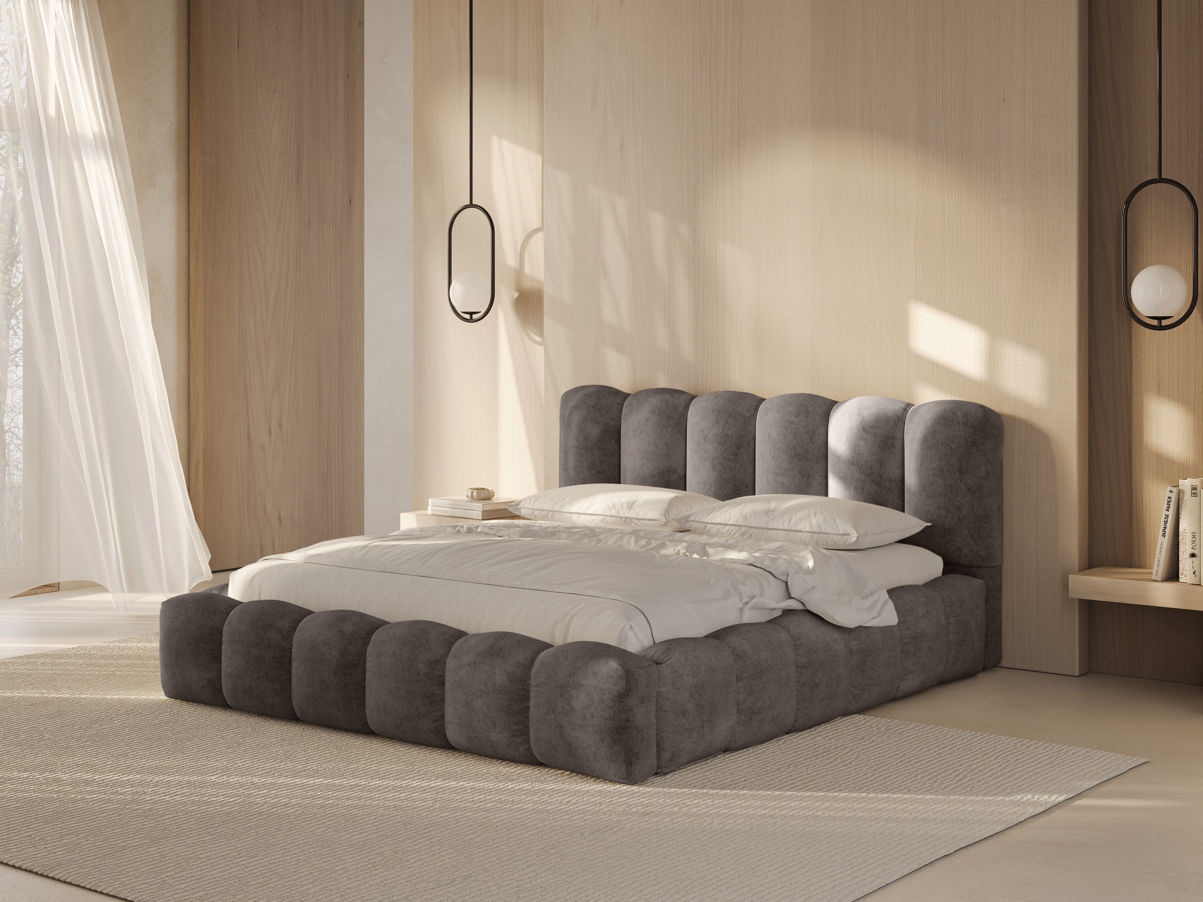 Lupine bett, Material: Chenille Loris