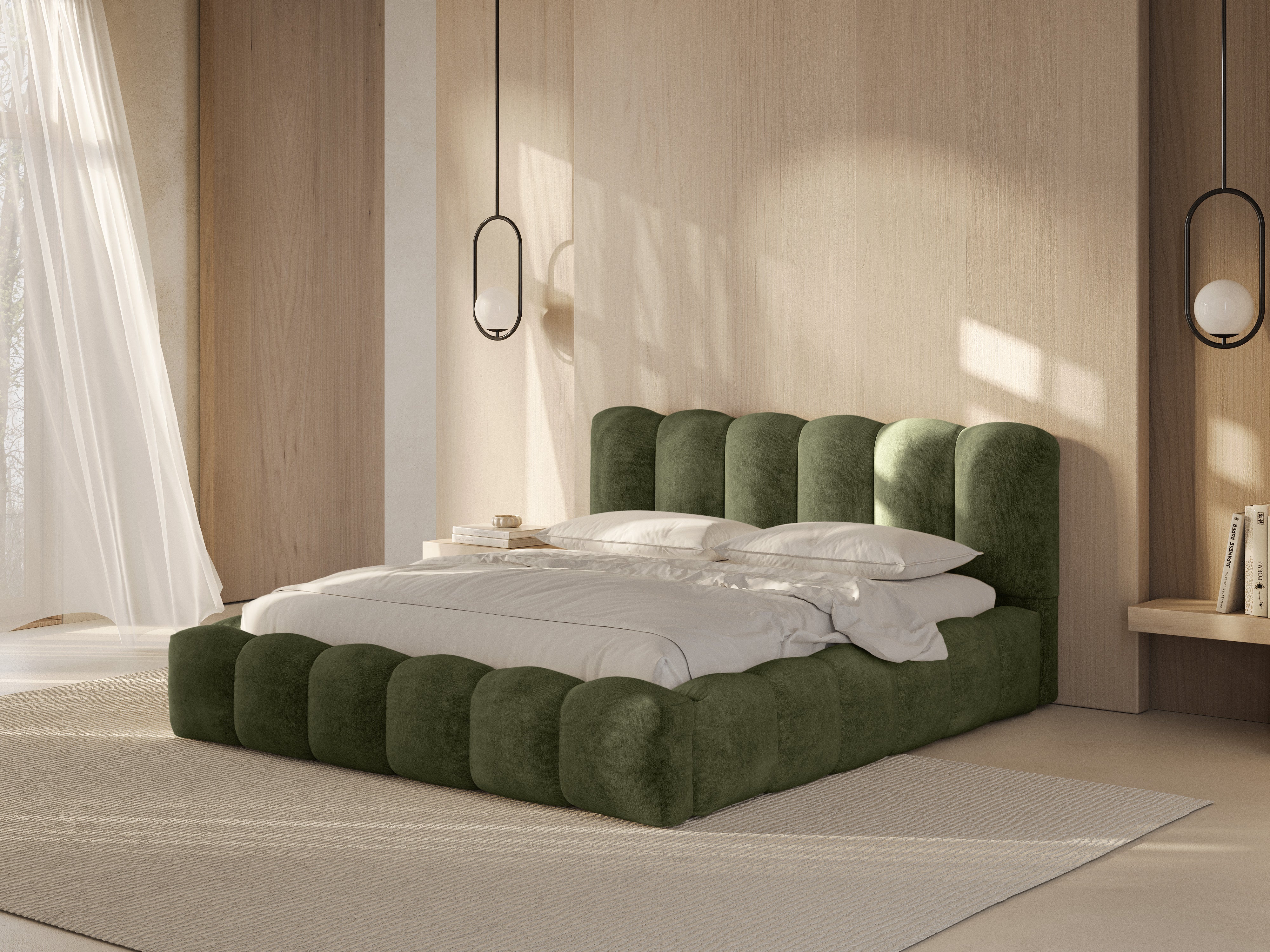 Lupine bett, Material: Chenille Loris