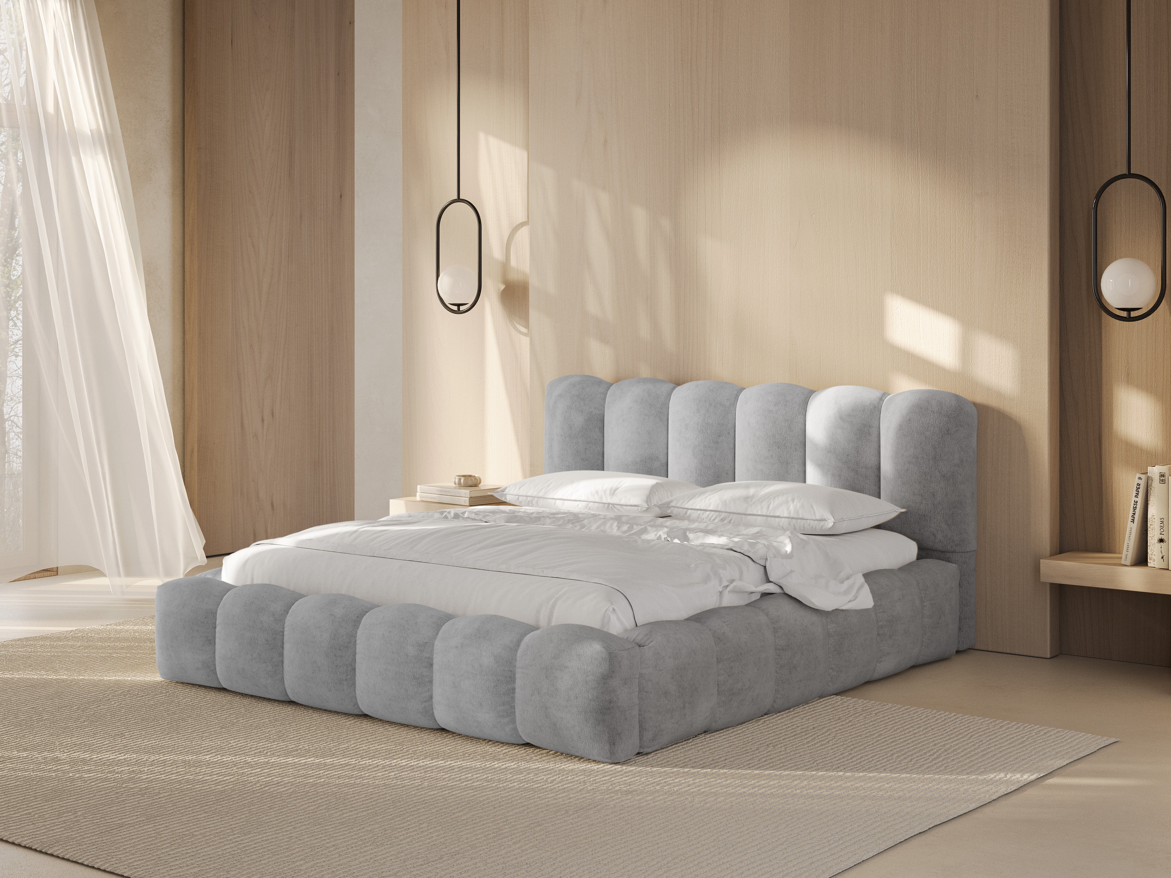 Lupine bett, Material: Chenille Loris