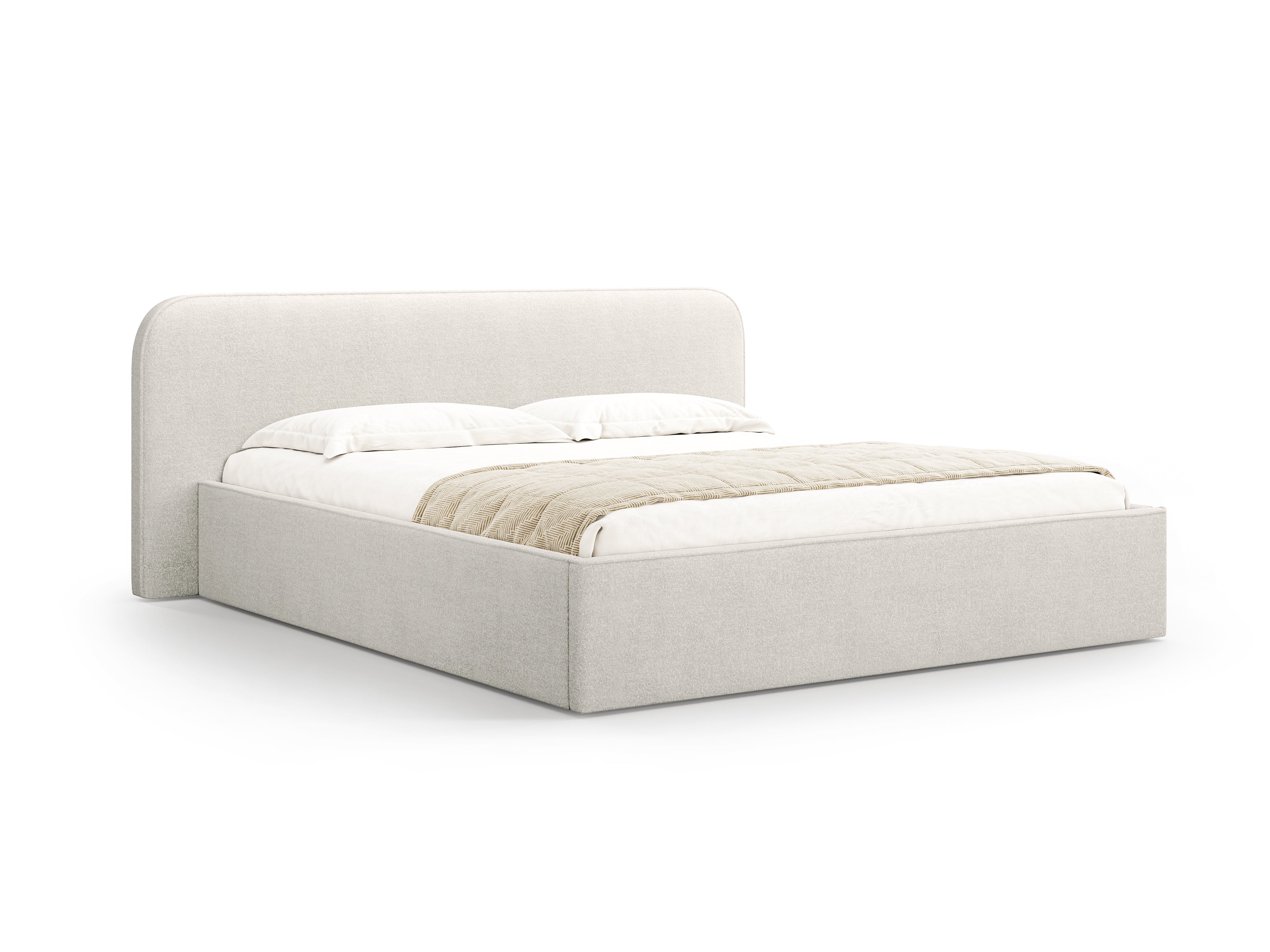 Boxspringbett Elizabeth, Material: Boucle