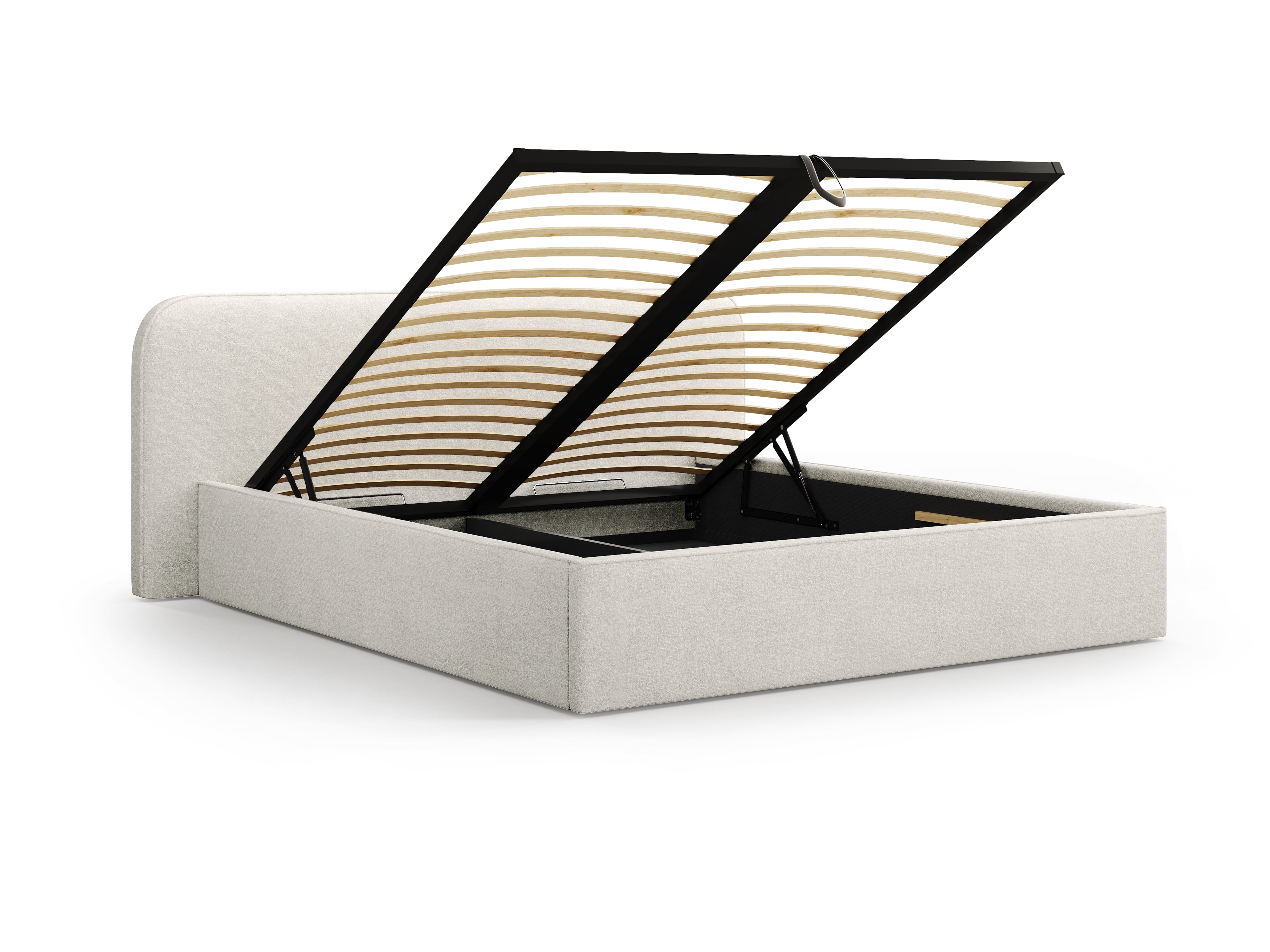 Boxspringbett Elizabeth, Material: Boucle