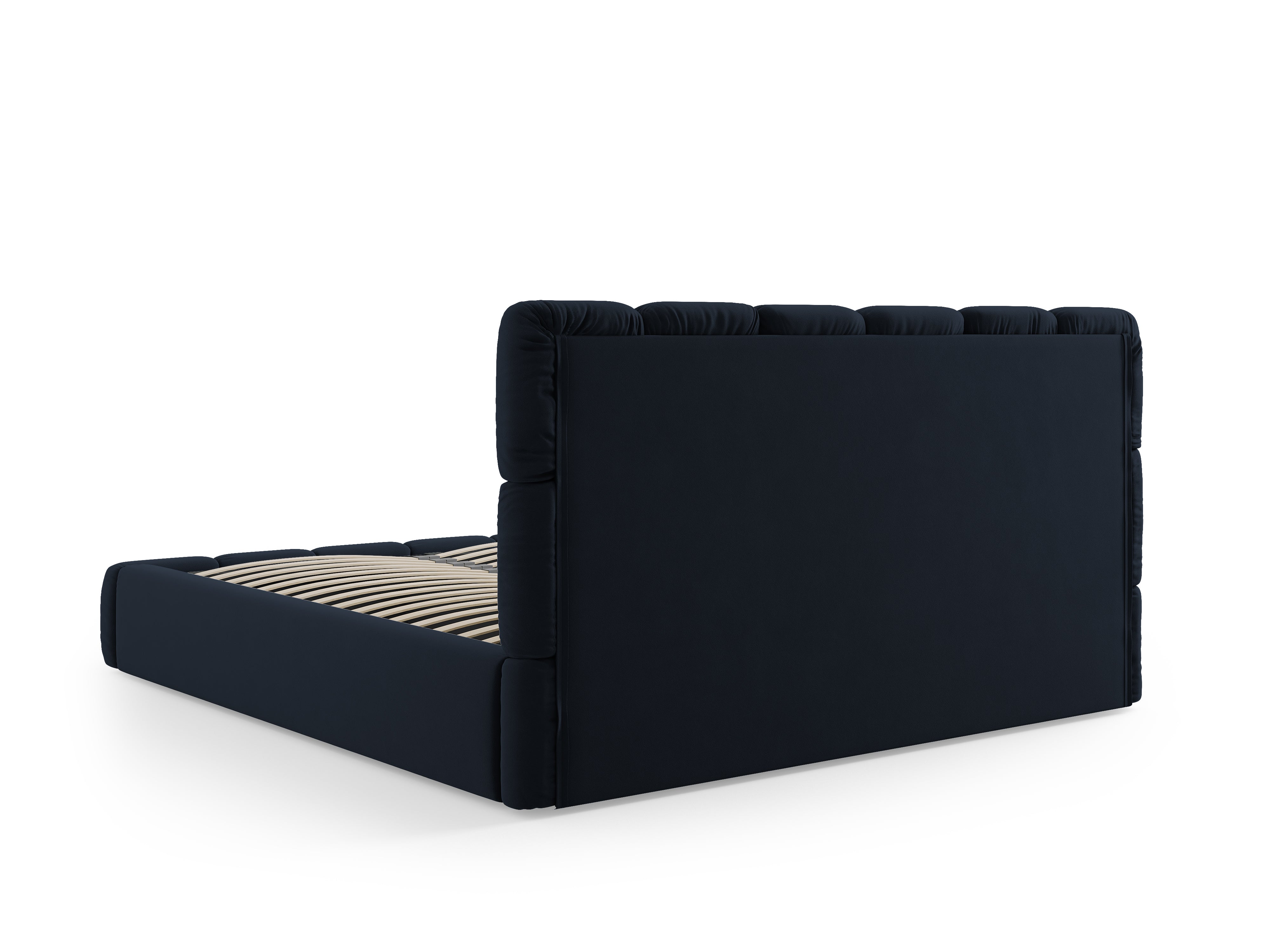 Bellis Bett mit Stauraum, Material: Samt