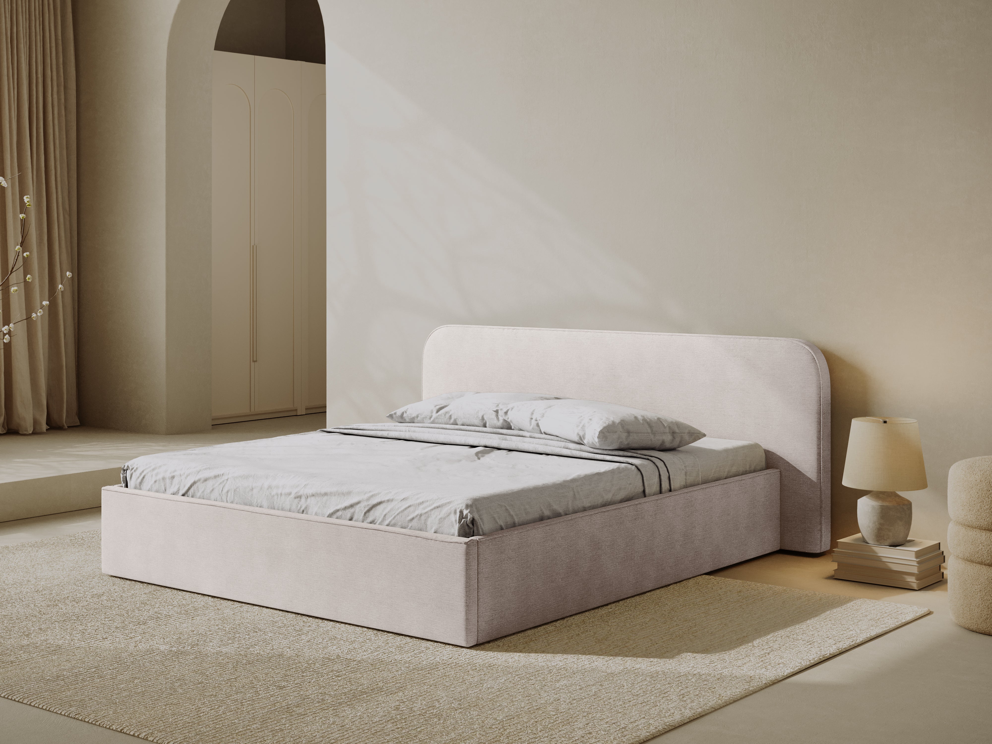 Boxspringbett Elizabeth, Material: Strukturstoff