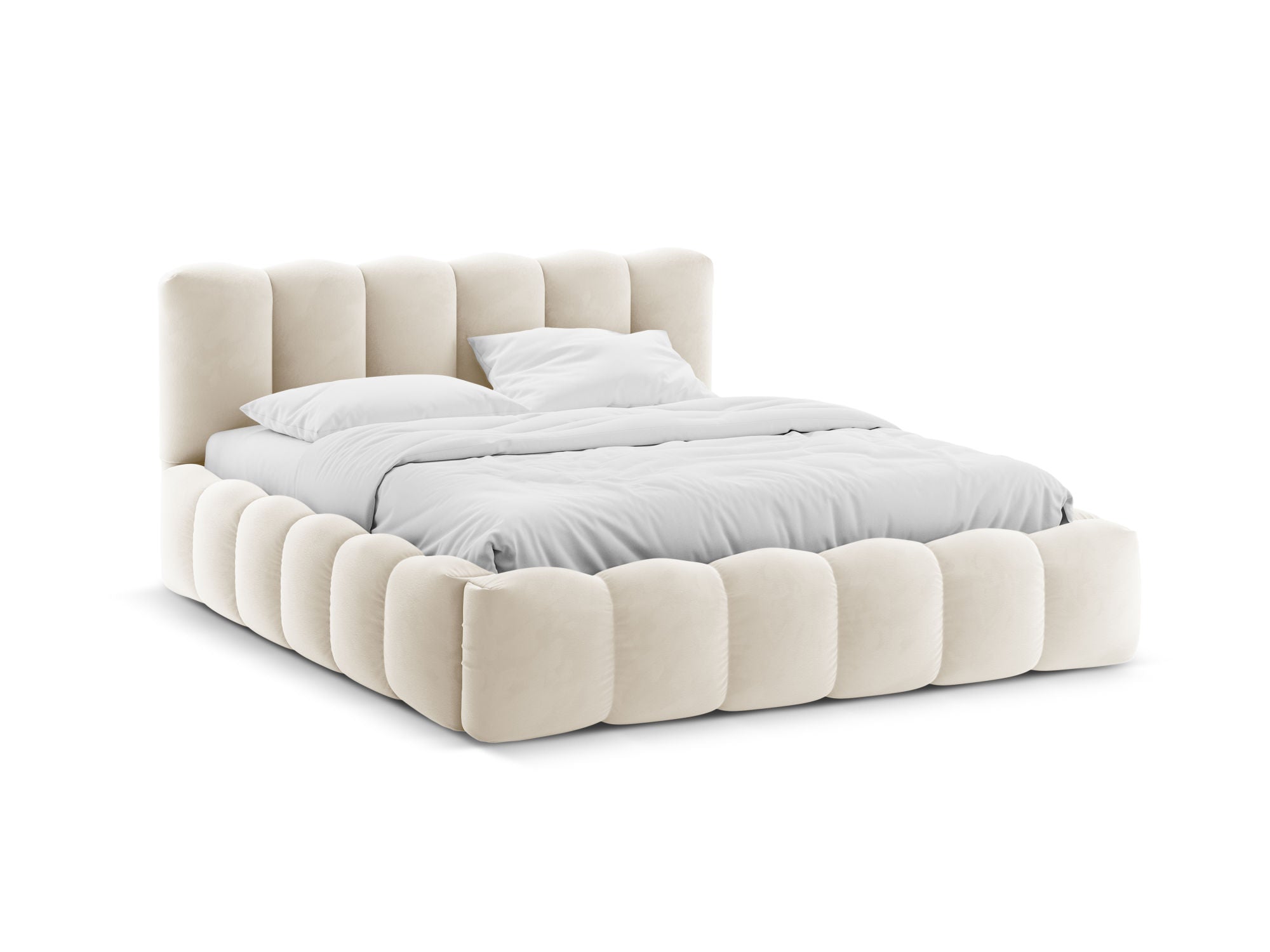 Lupine bett, Material: Samt