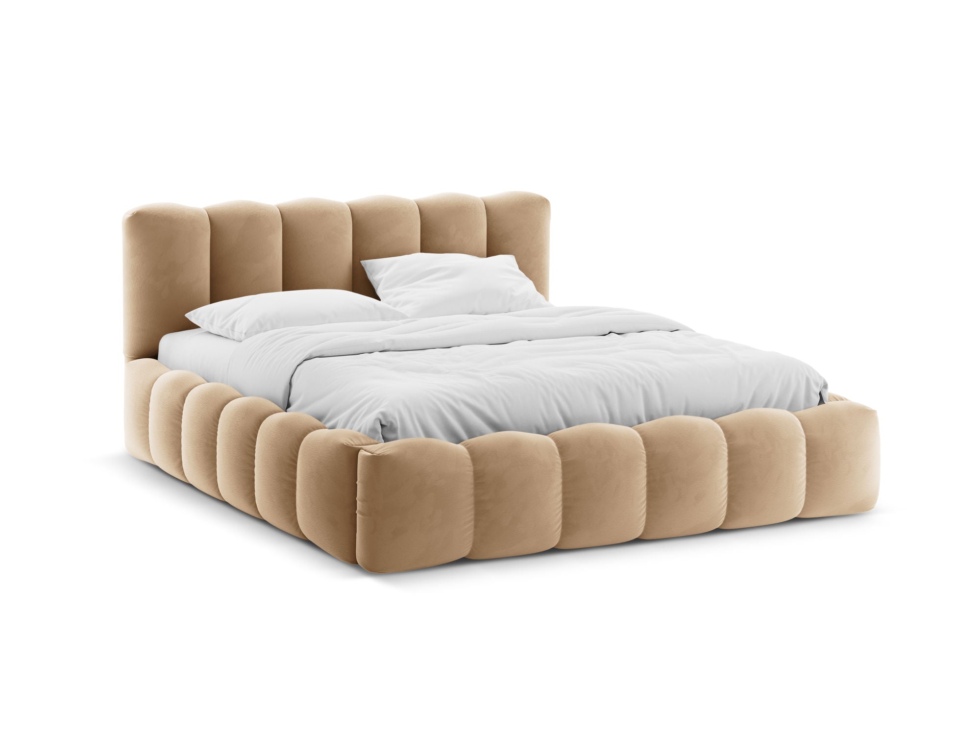 Lupine bett, Material: Samt