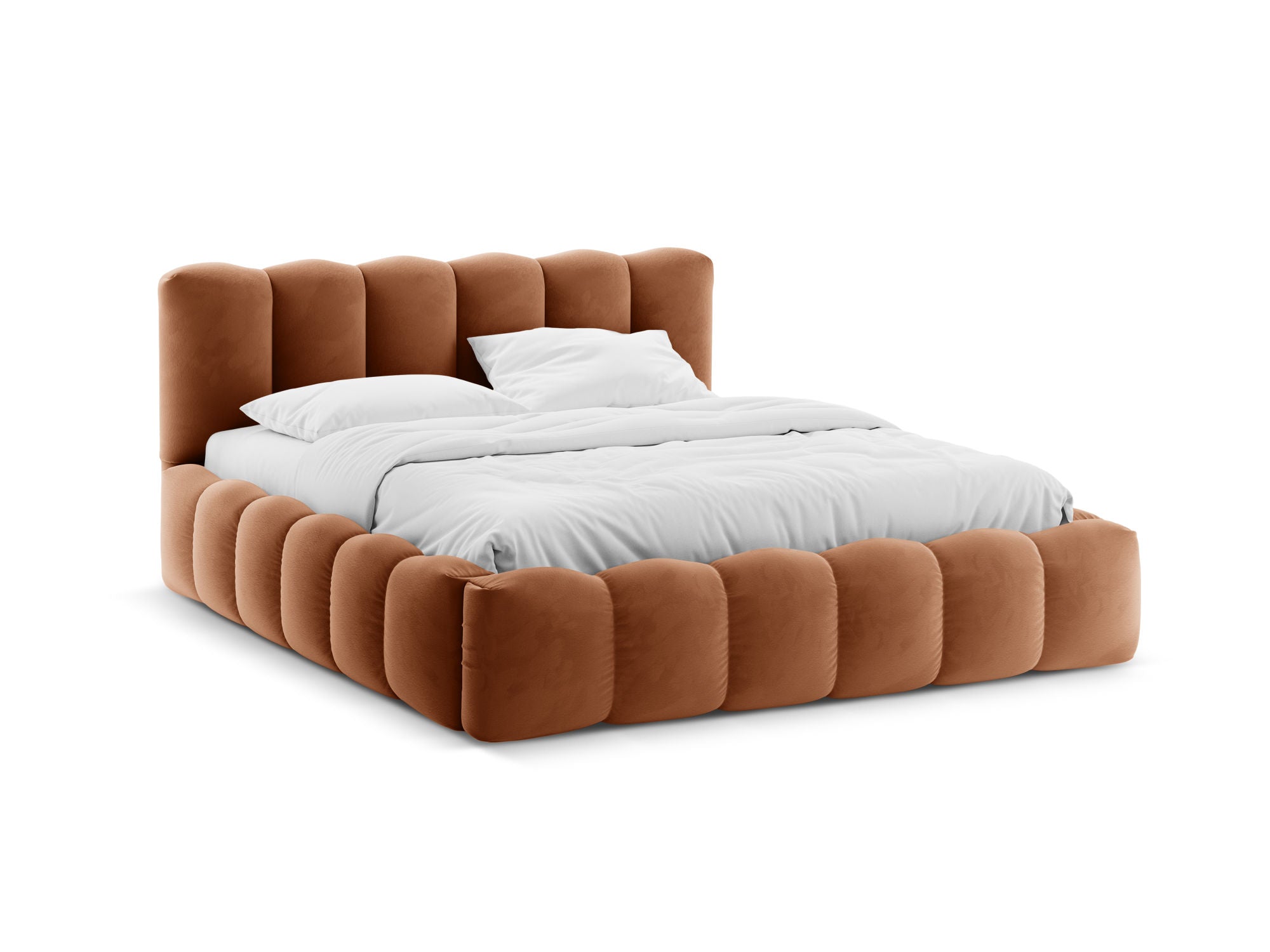 Lupine bett, Material: Samt