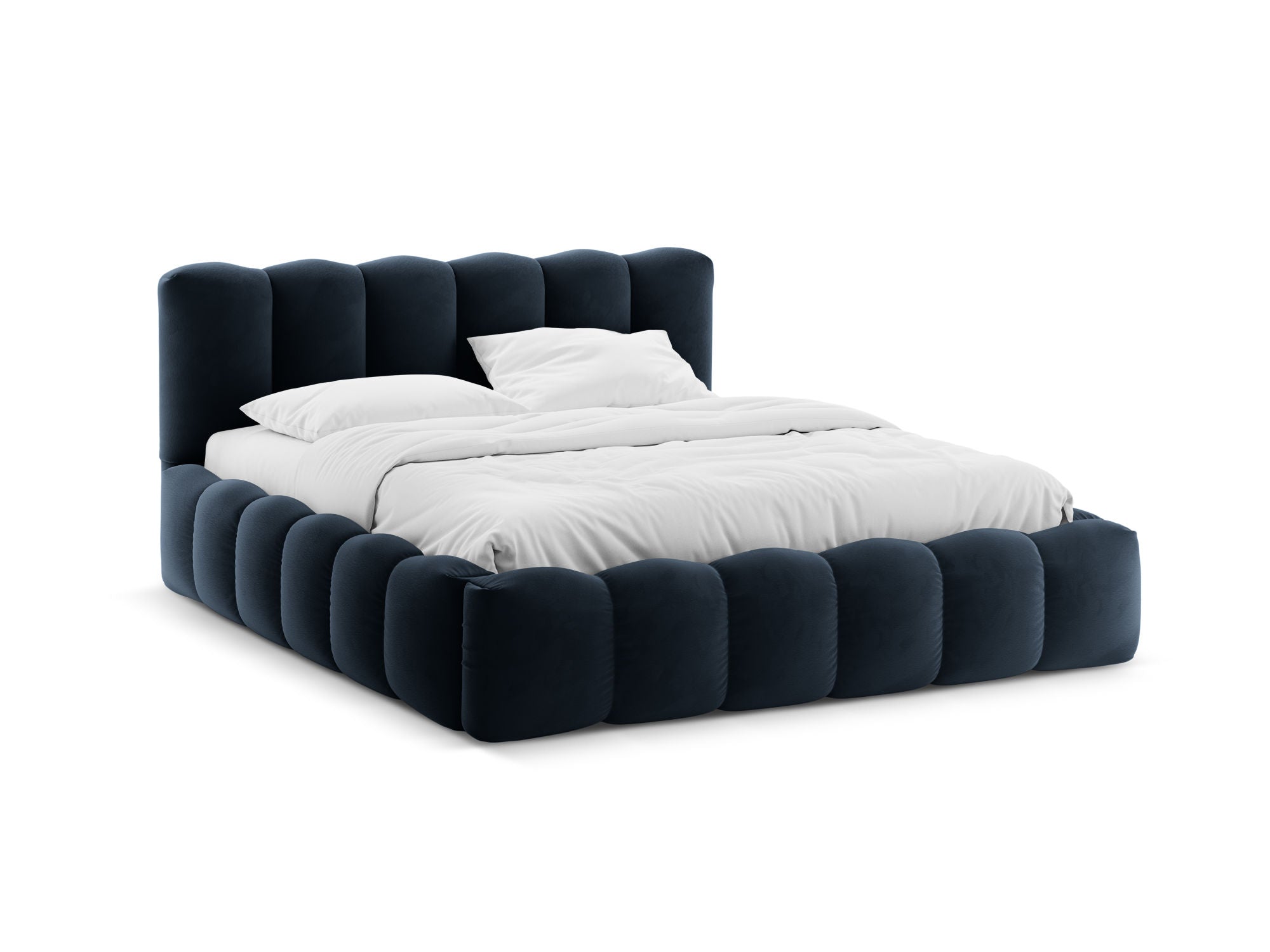 Lupine bett, Material: Samt
