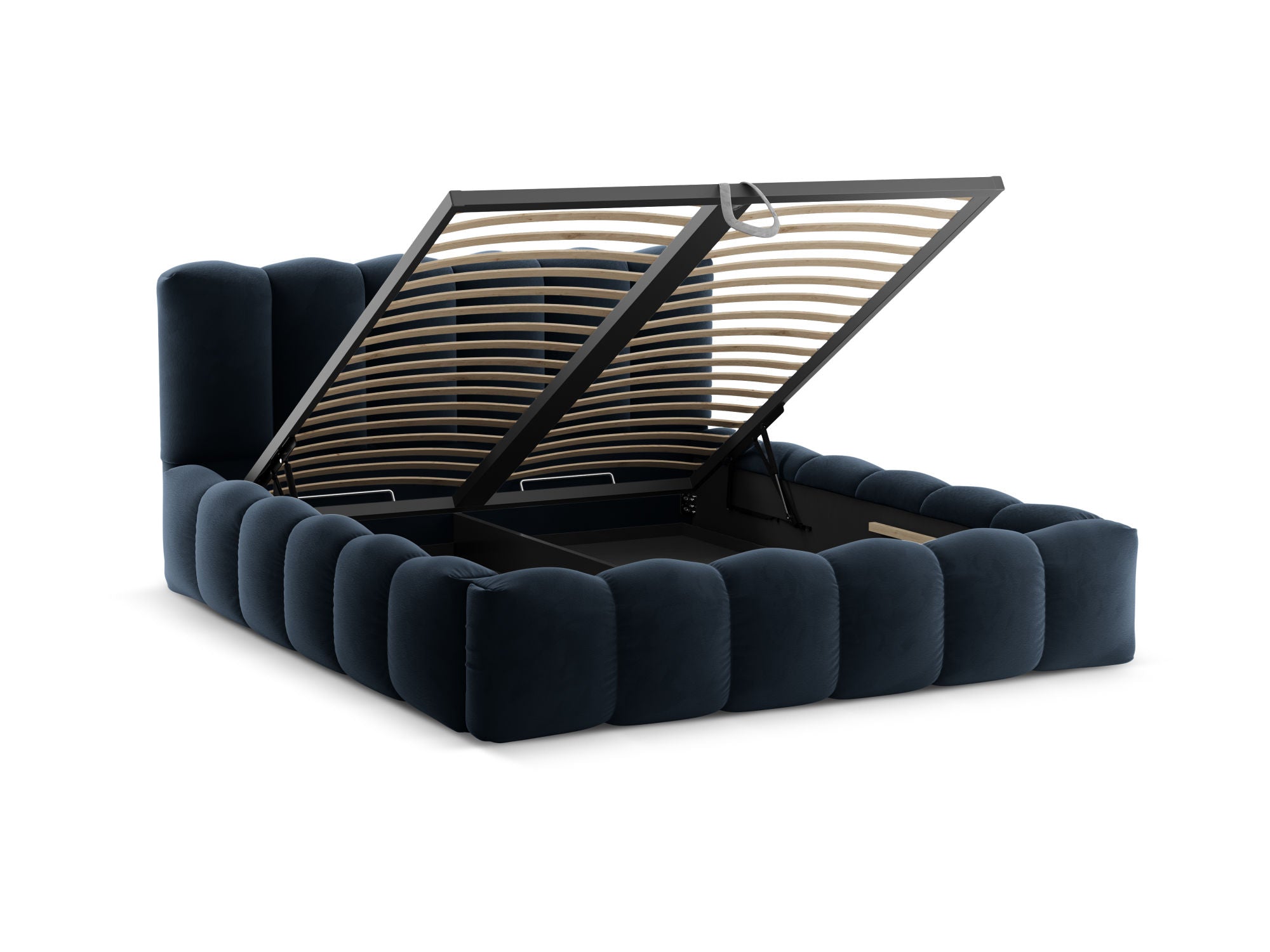 Lupine bett, Material: Samt