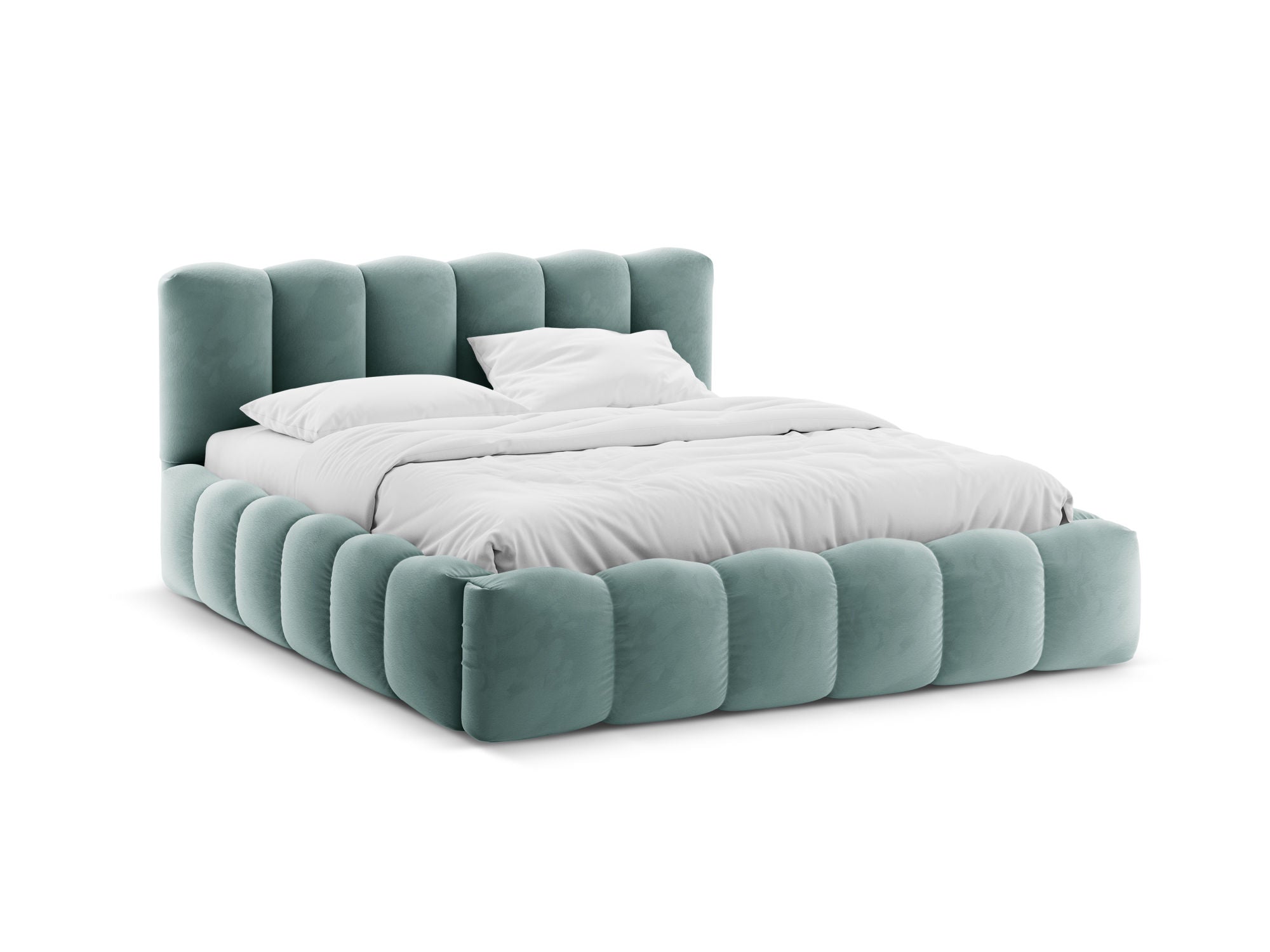 Lupine bett, Material: Samt