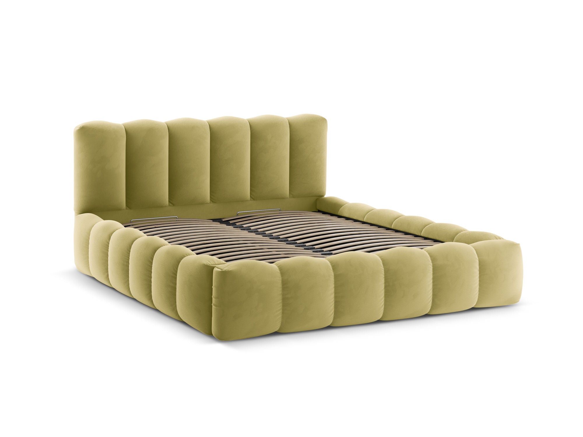 Lupine bett, Material: Samt