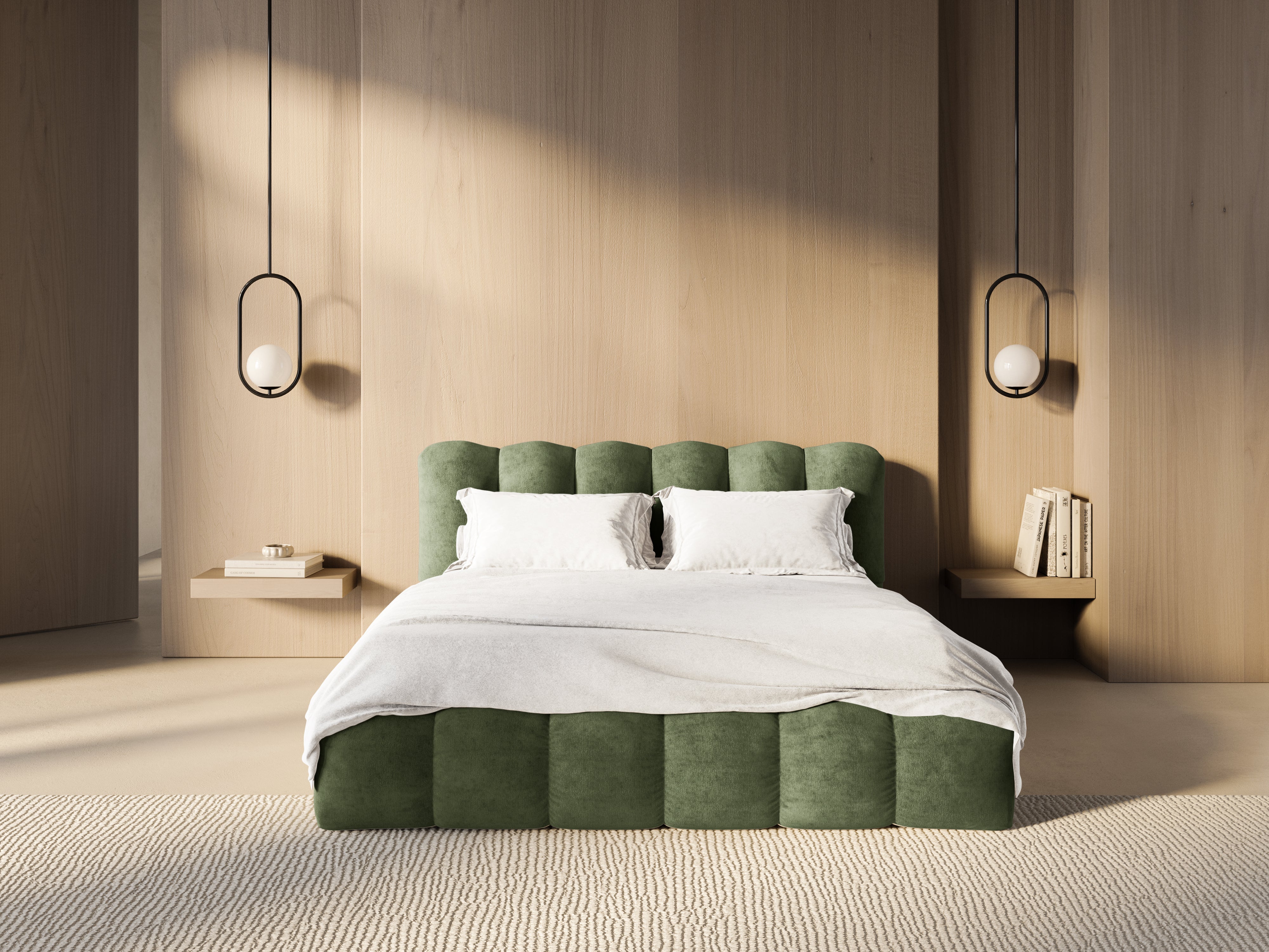 Lupine bett, Material: Chenille Loris