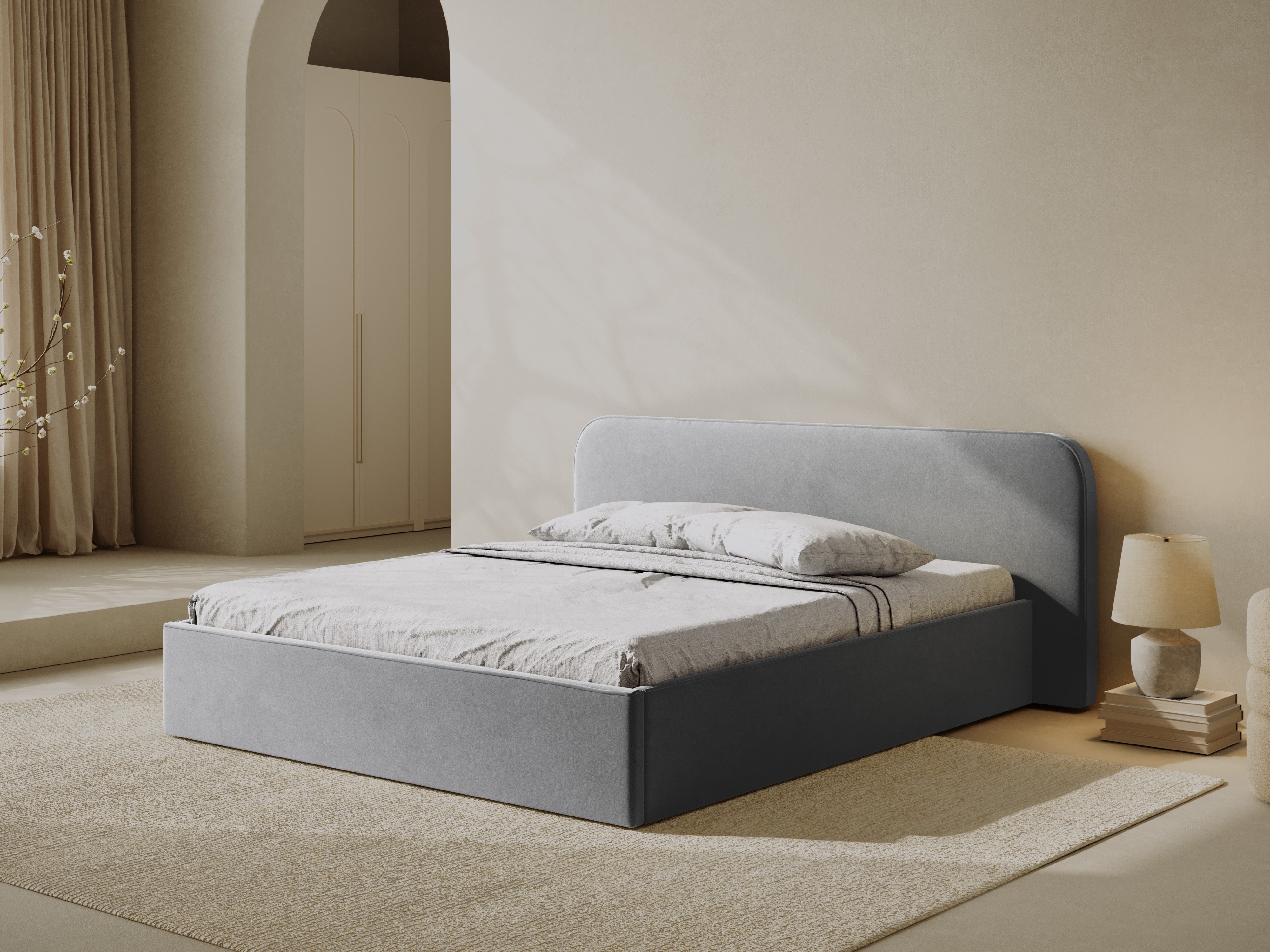 Boxspringbett Elizabeth, Material: Samt