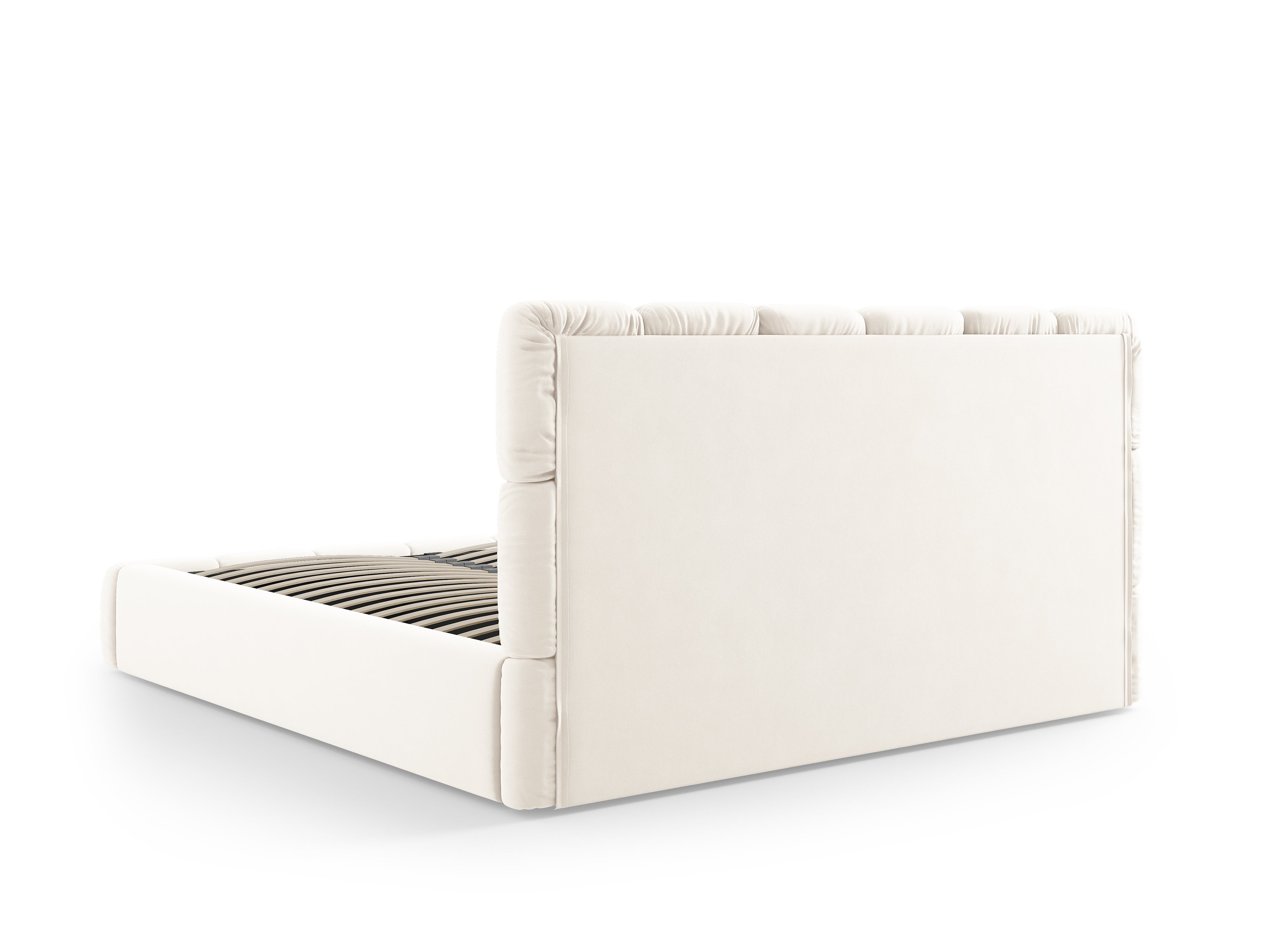 Bellis Bett mit Stauraum, Material: Samt