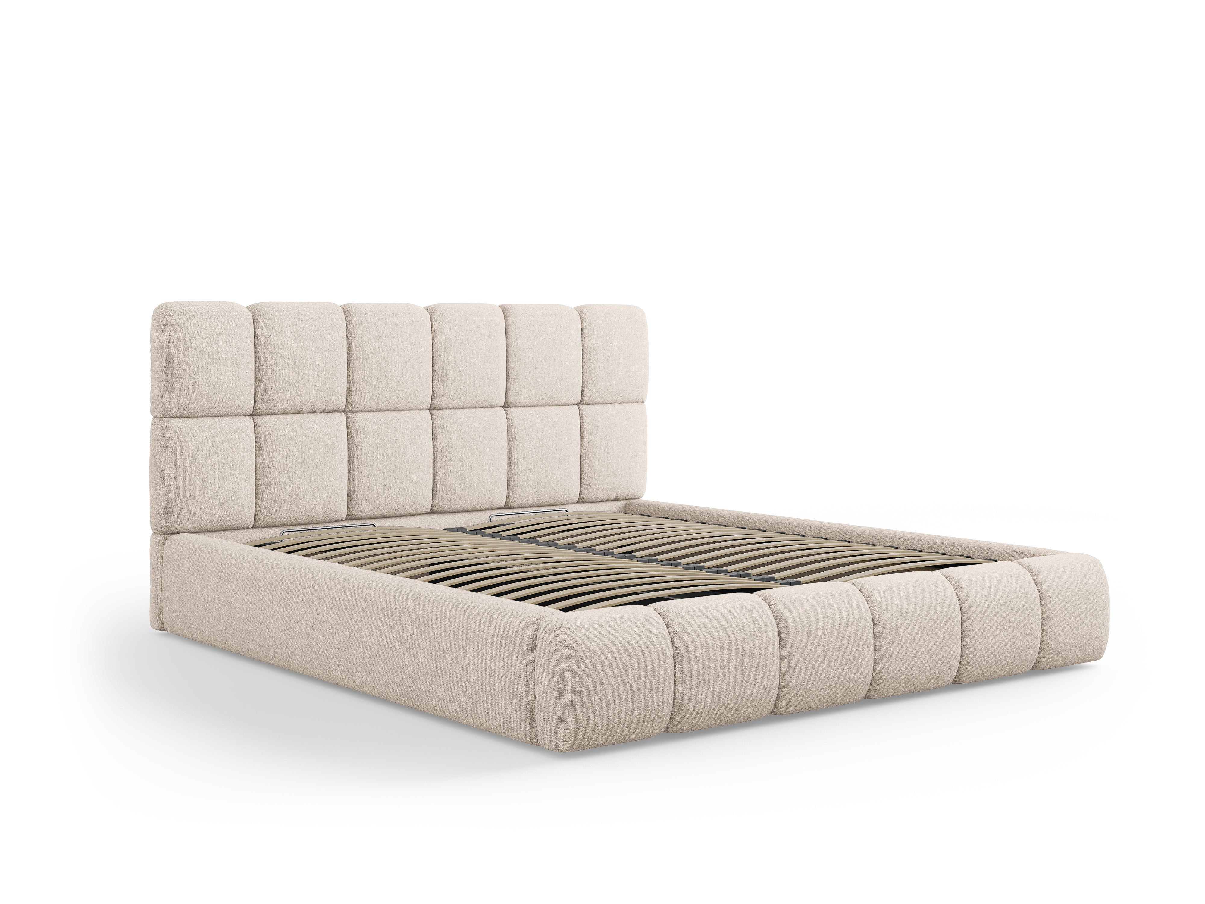 Bellis Bett mit Stauraum, Material: Chenille