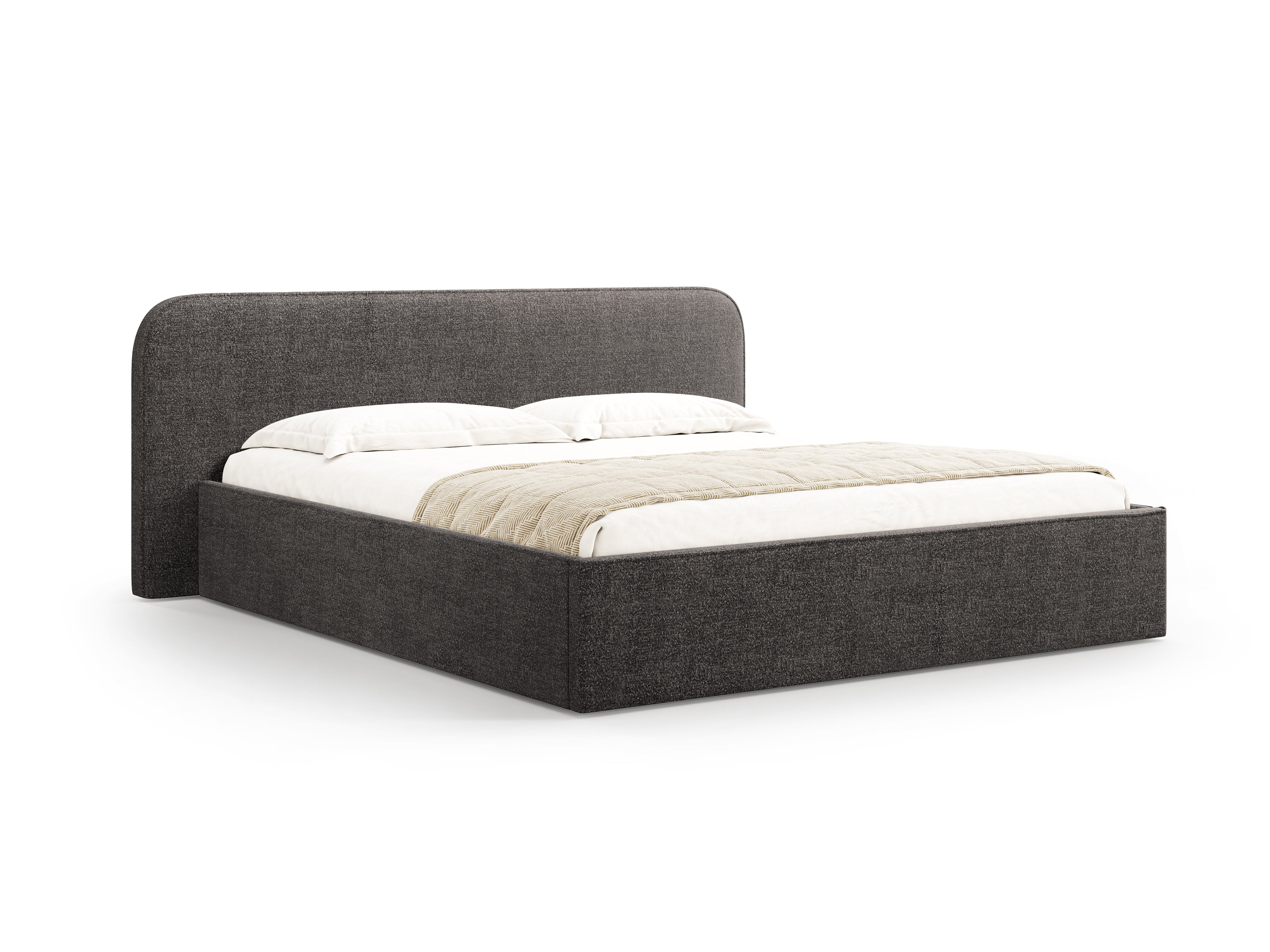 Boxspringbett Elizabeth, Material: Boucle