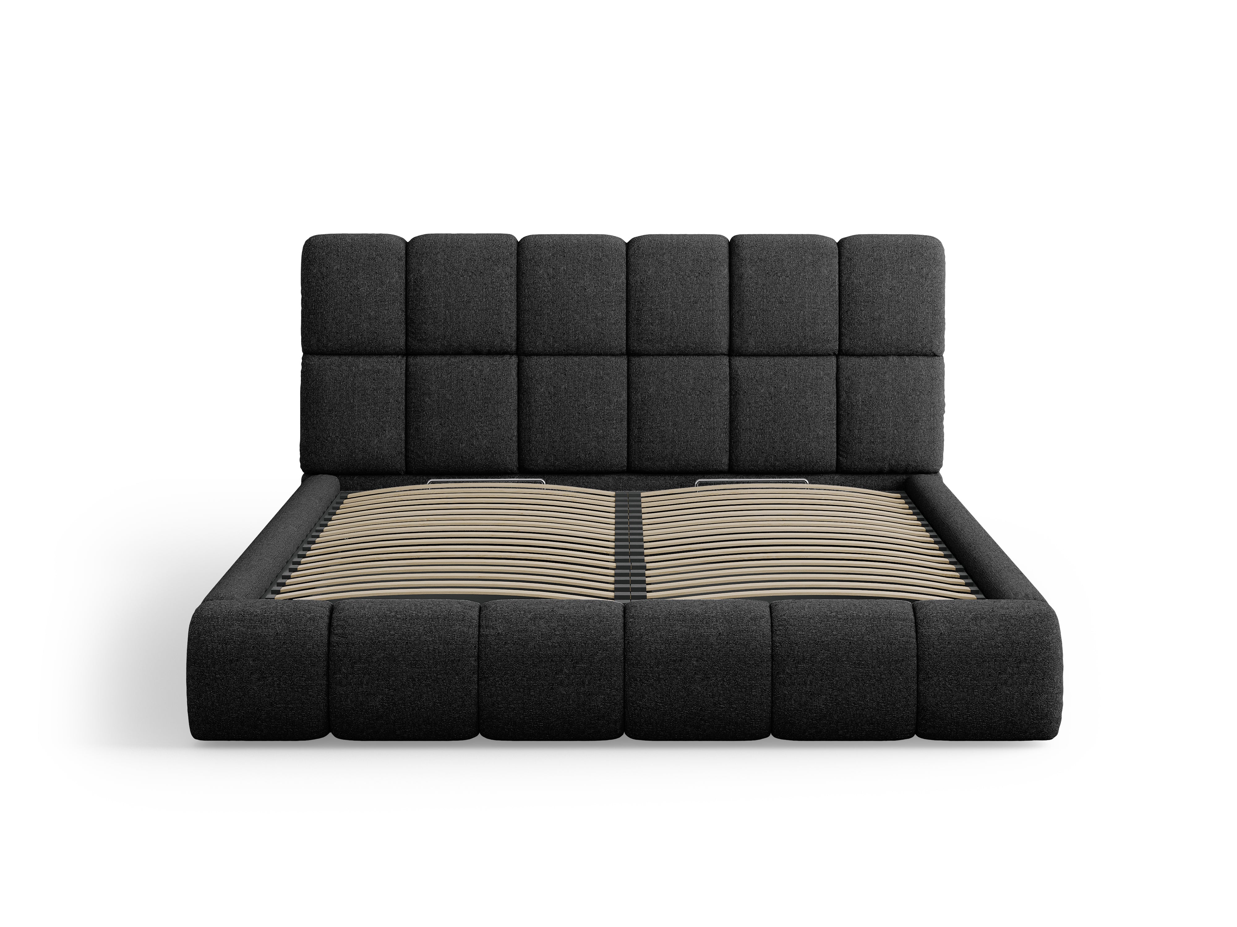 Bellis Bett mit Stauraum, Material: Chenille