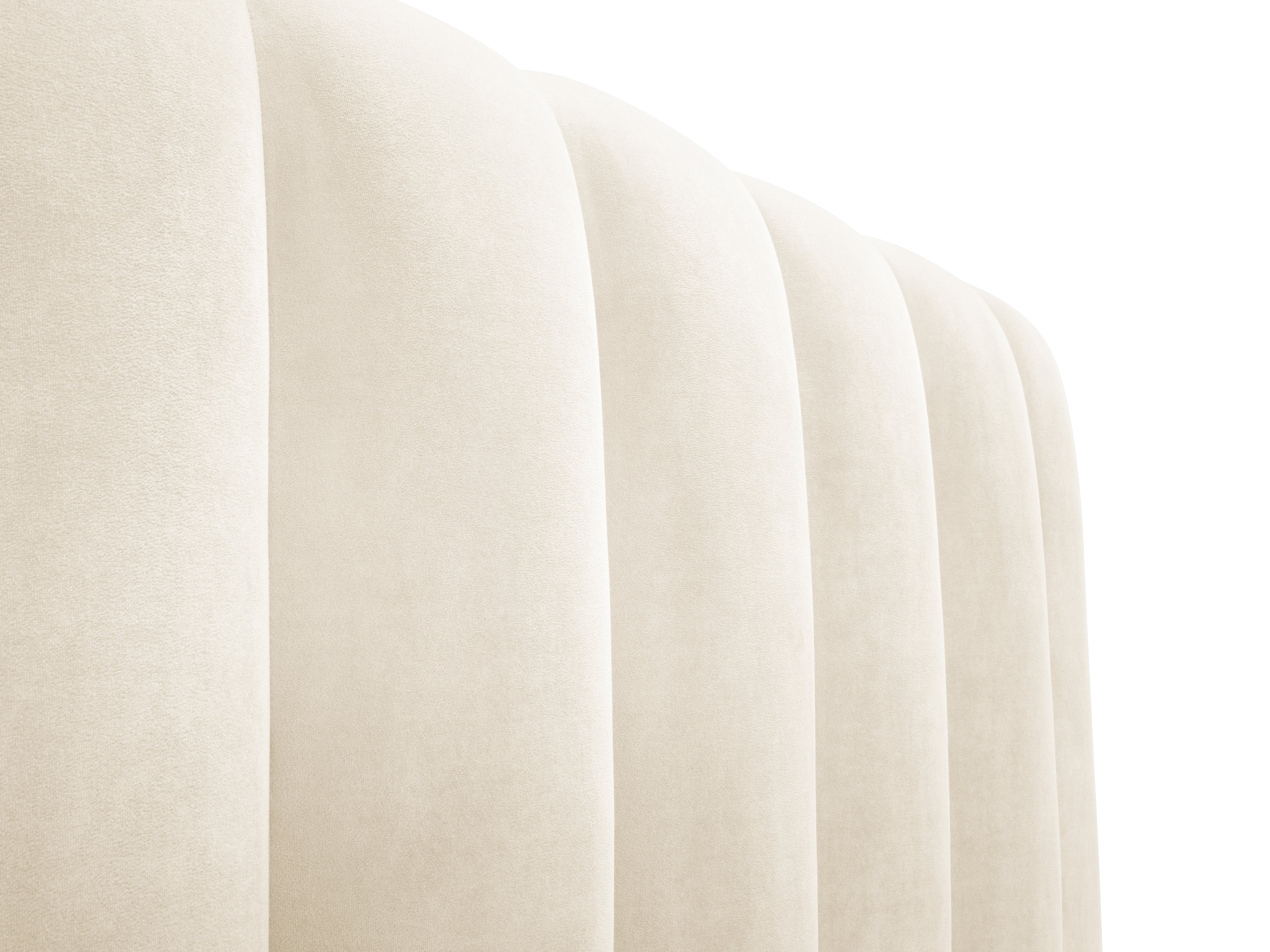 Kelp Bettgestell mit Kopfteil und Ablagefach, Material: Samt