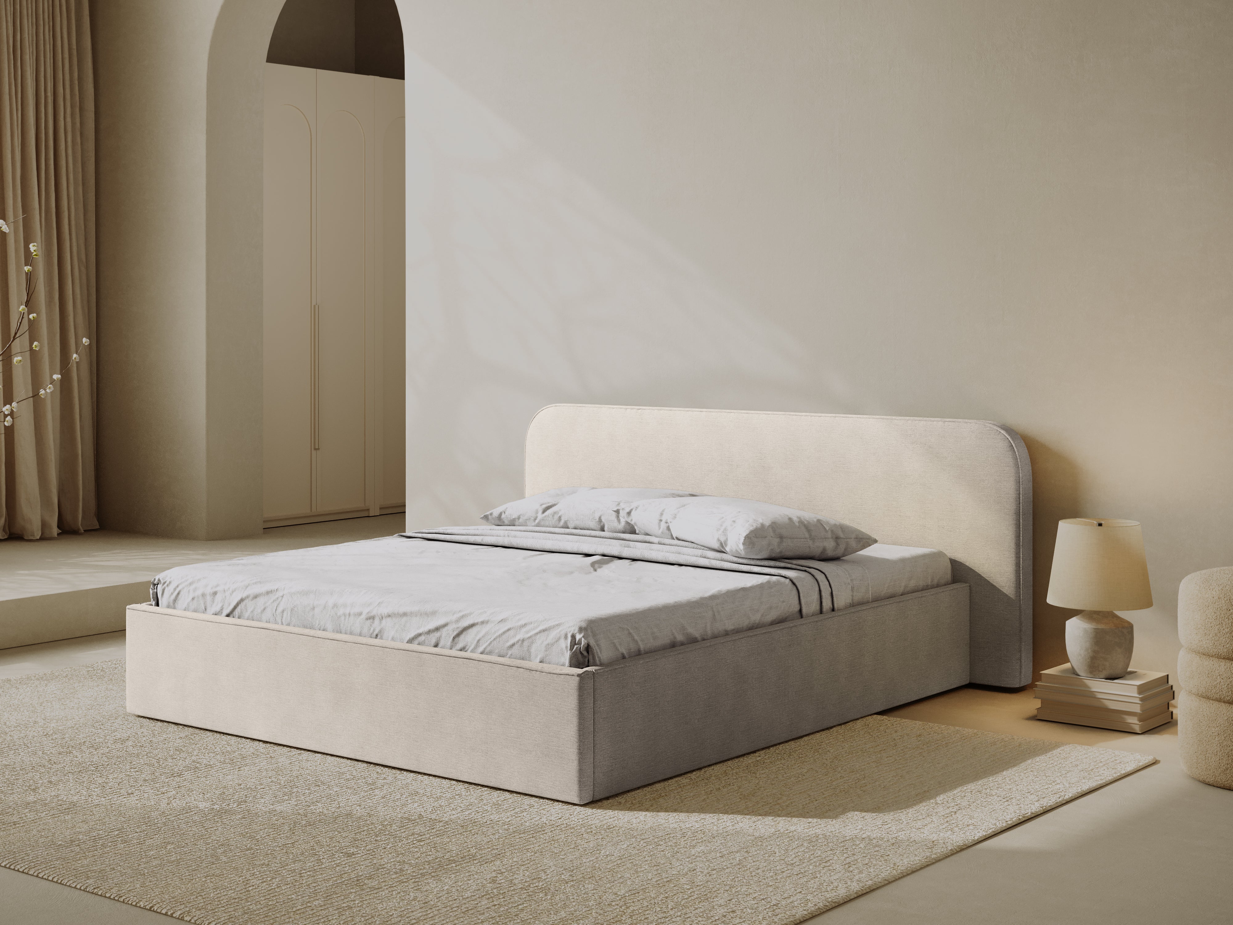 Boxspringbett Elizabeth, Material: Strukturstoff