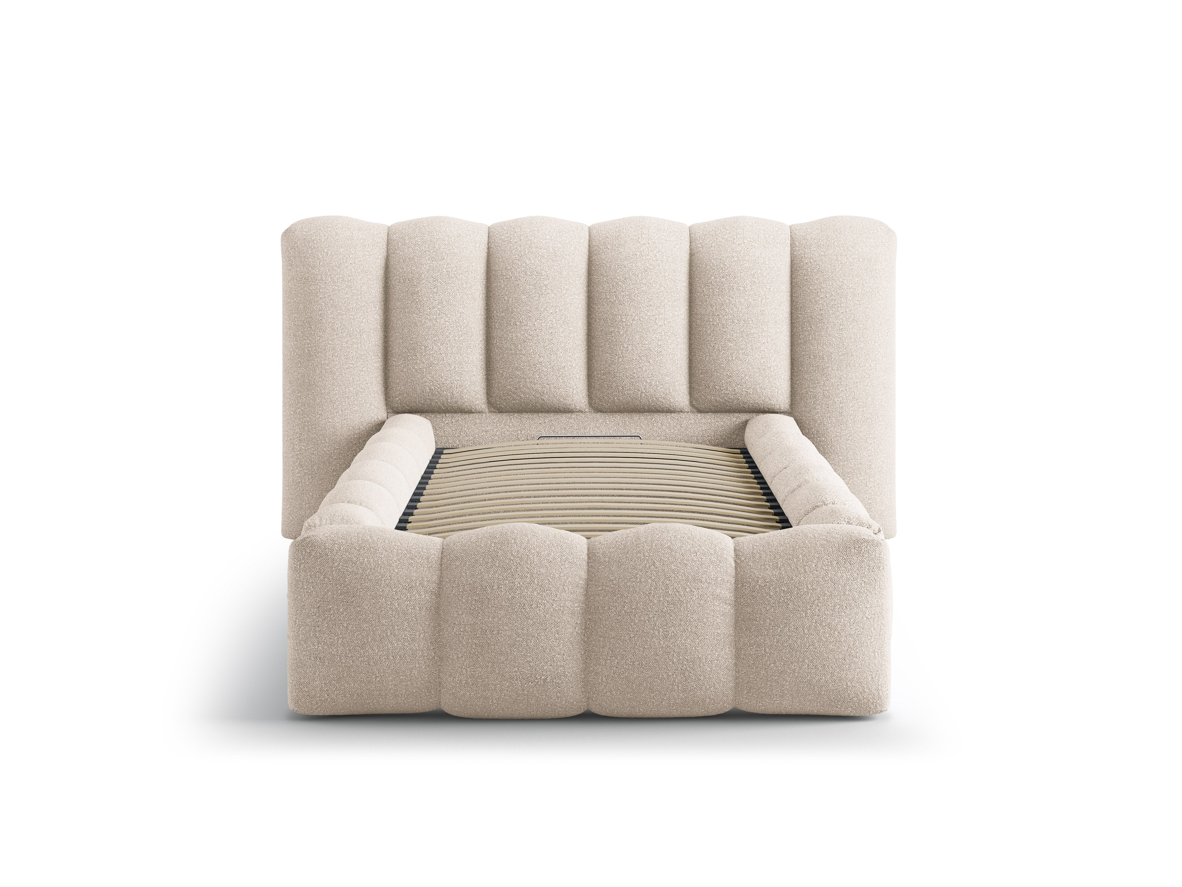 Lupine bett 90x200cm, Material: Boucle