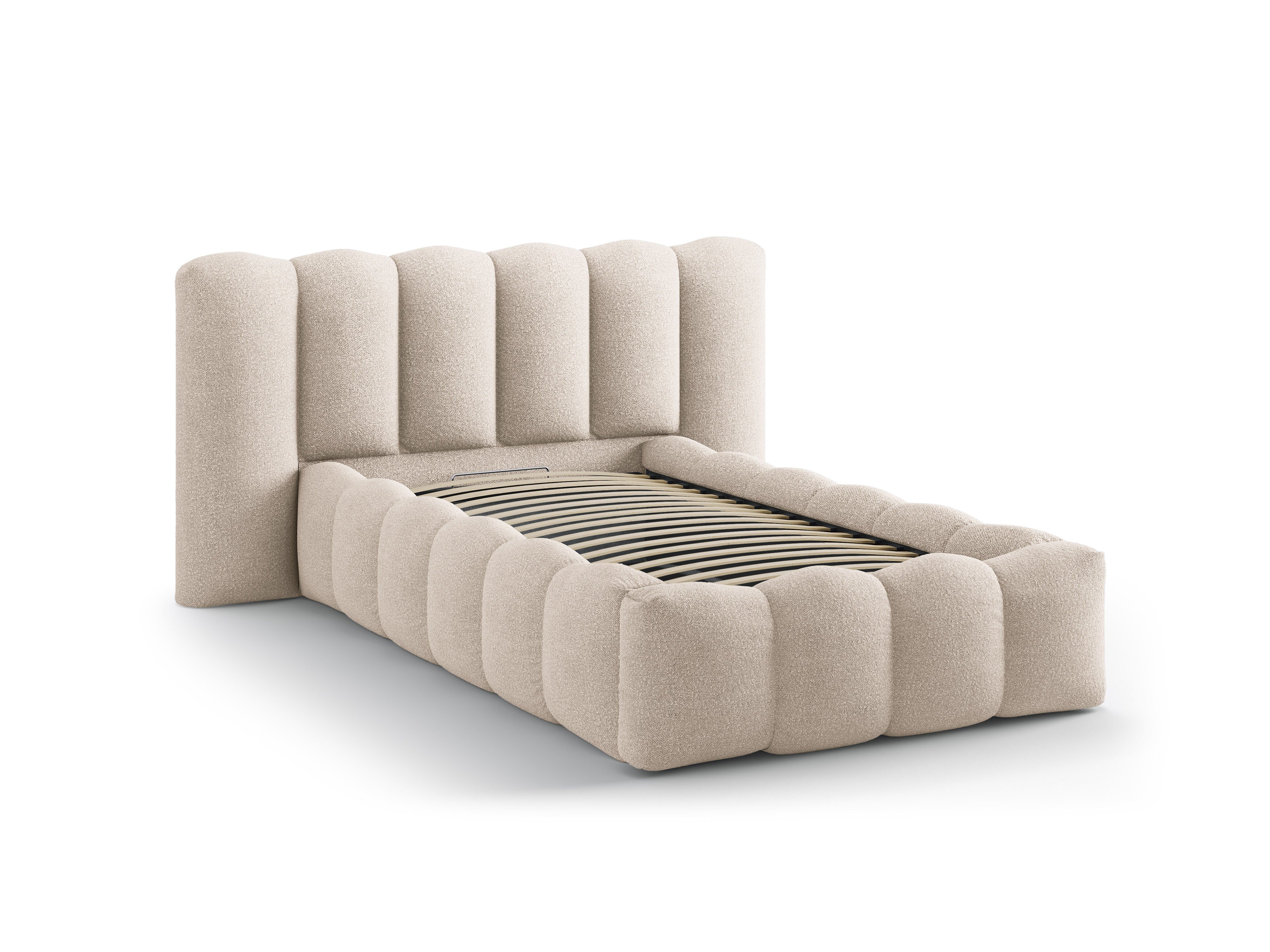 Lupine bett 90x200cm, Material: Boucle