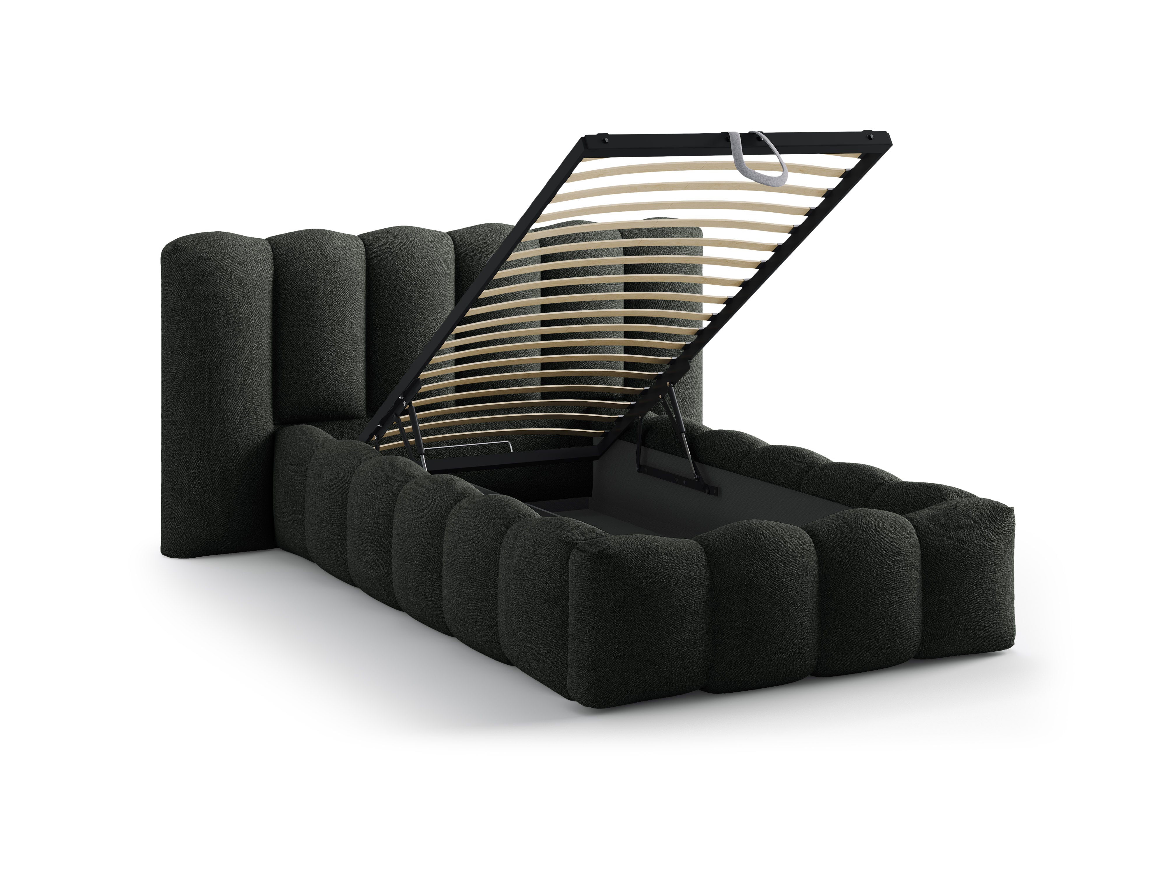 Lupine bett 90x200cm, Material: Boucle