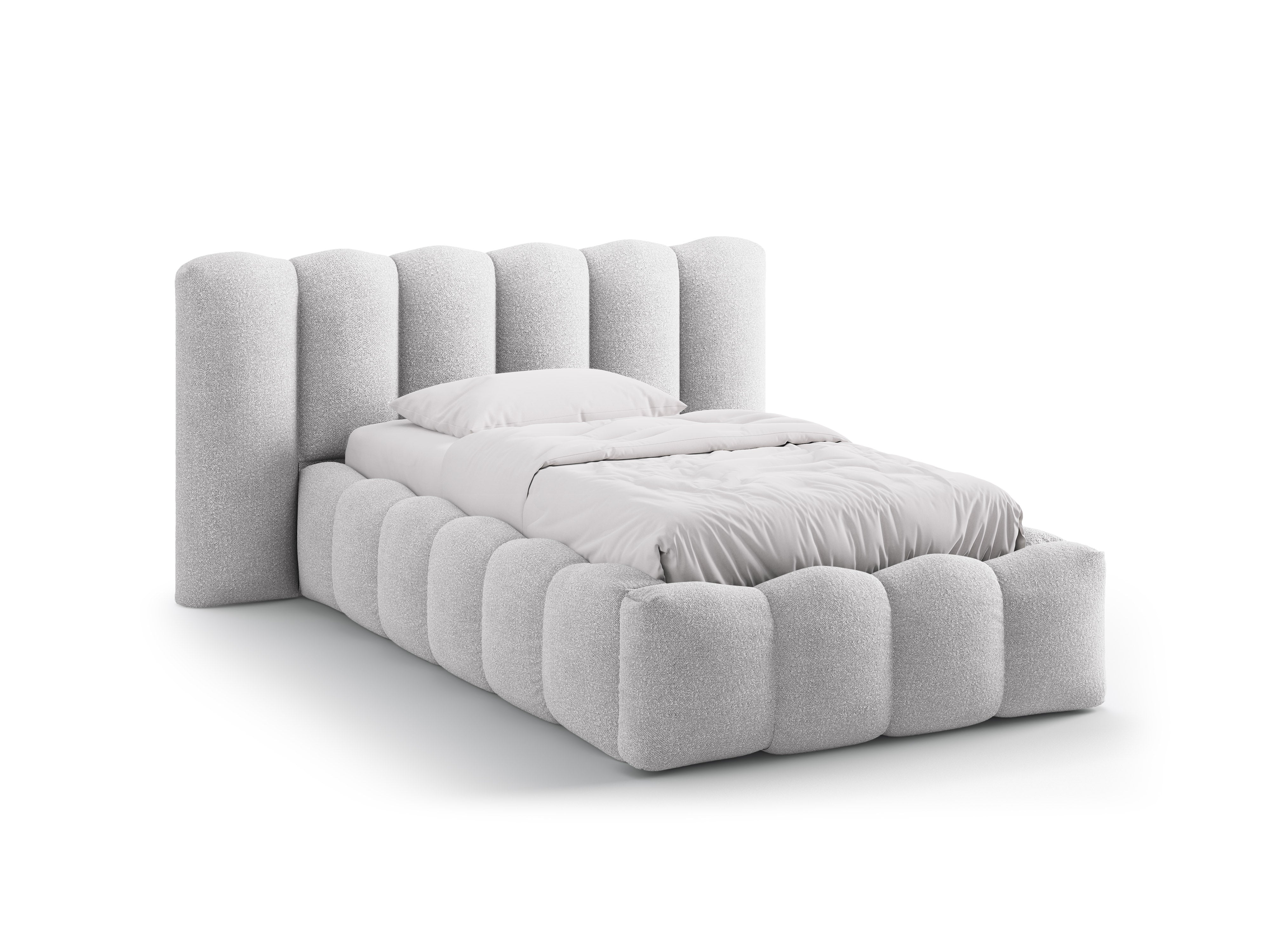 Lupine bett 90x200cm, Material: Boucle