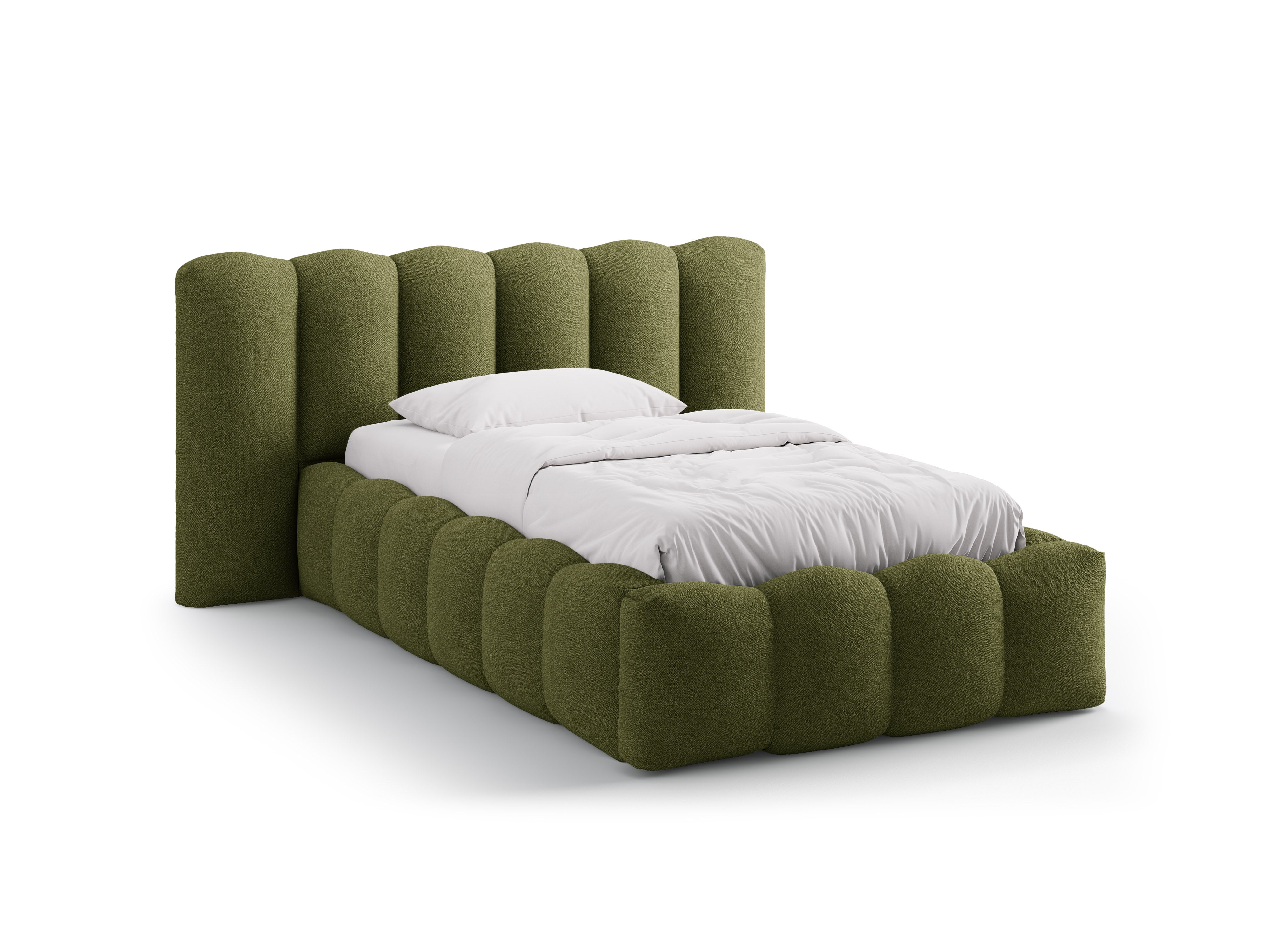 Lupine bett 90x200cm, Material: Boucle