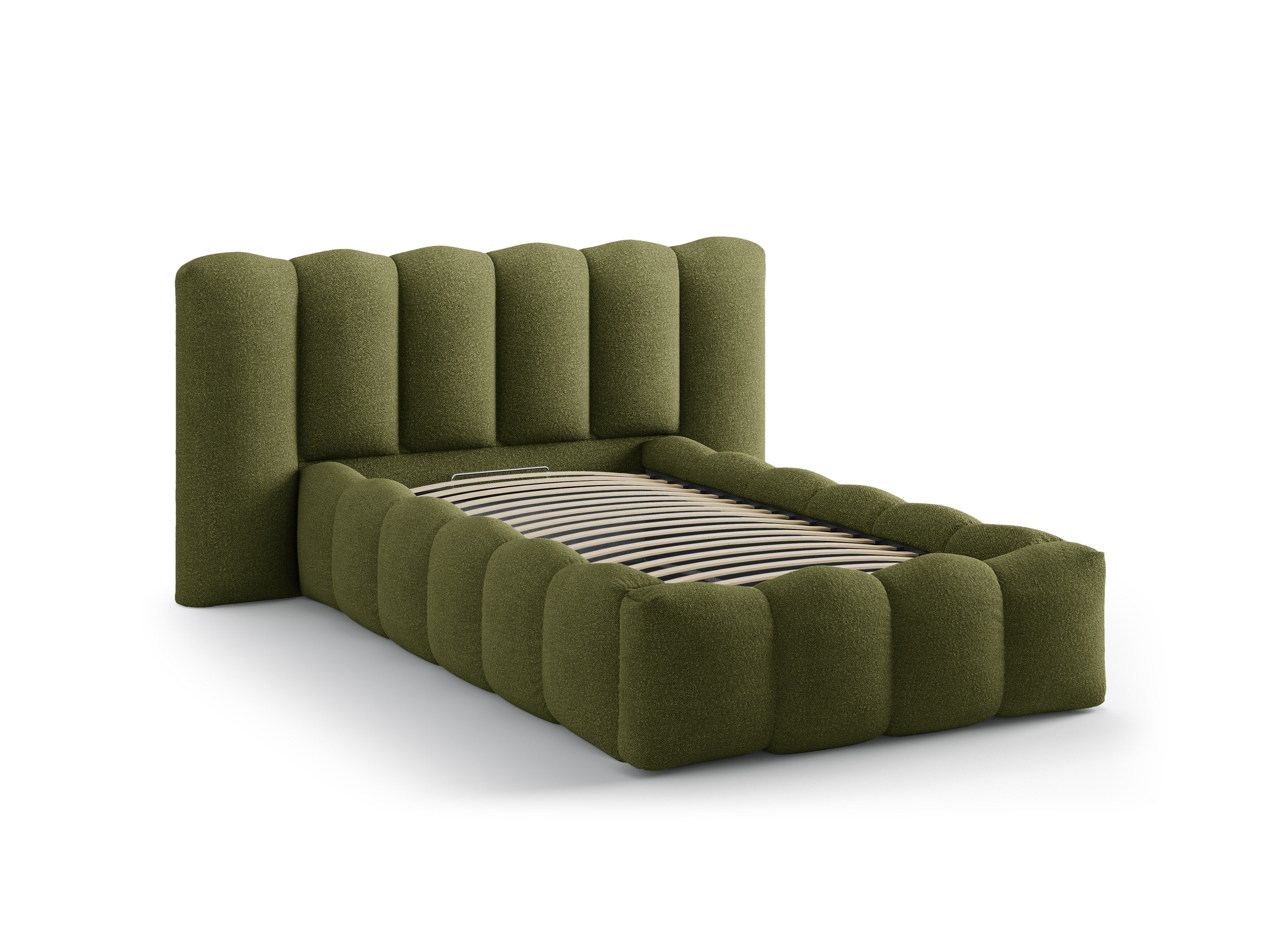 Lupine bett 90x200cm, Material: Boucle