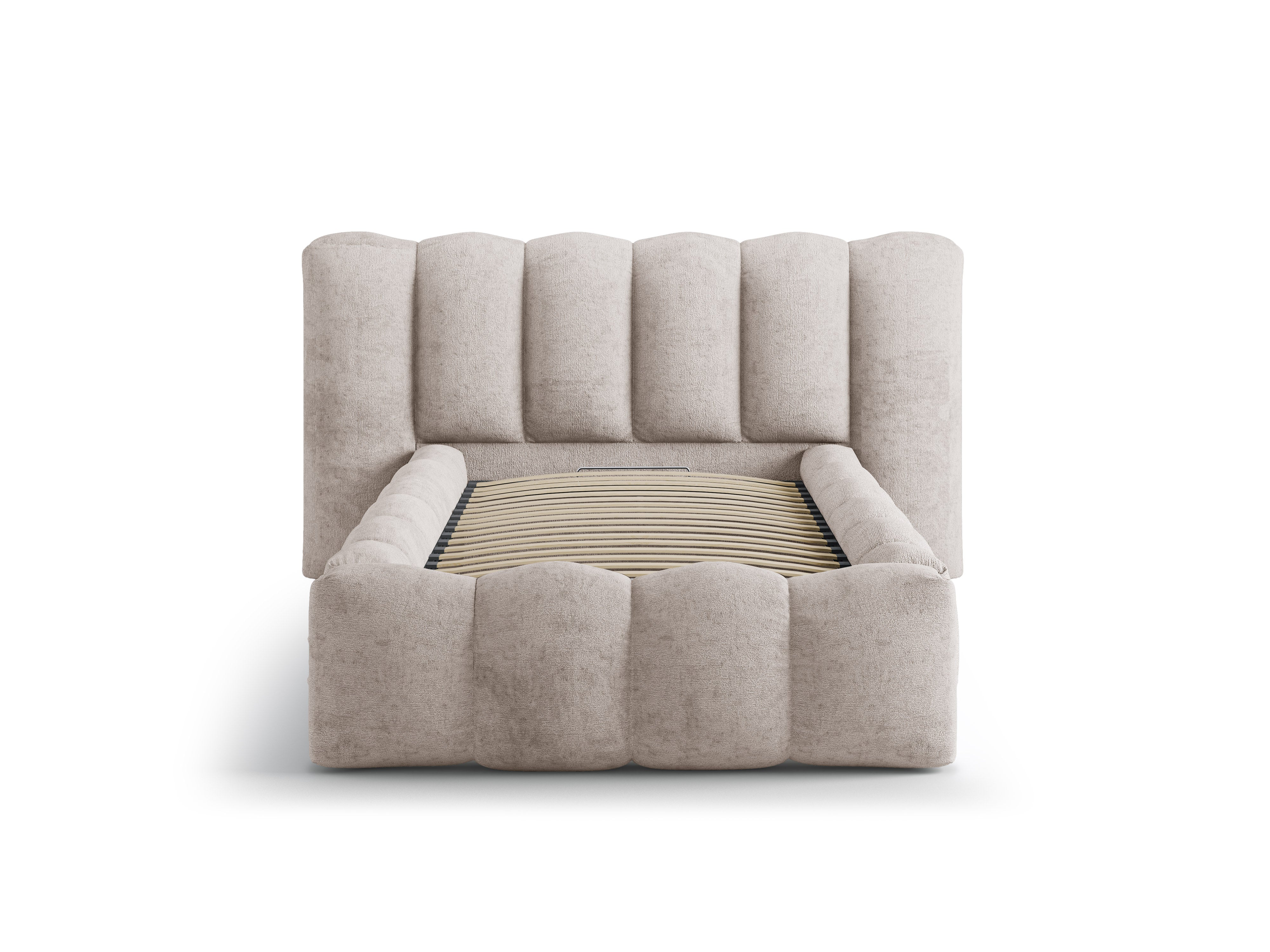 Lupine bett 90x200cm, Material: Chenille