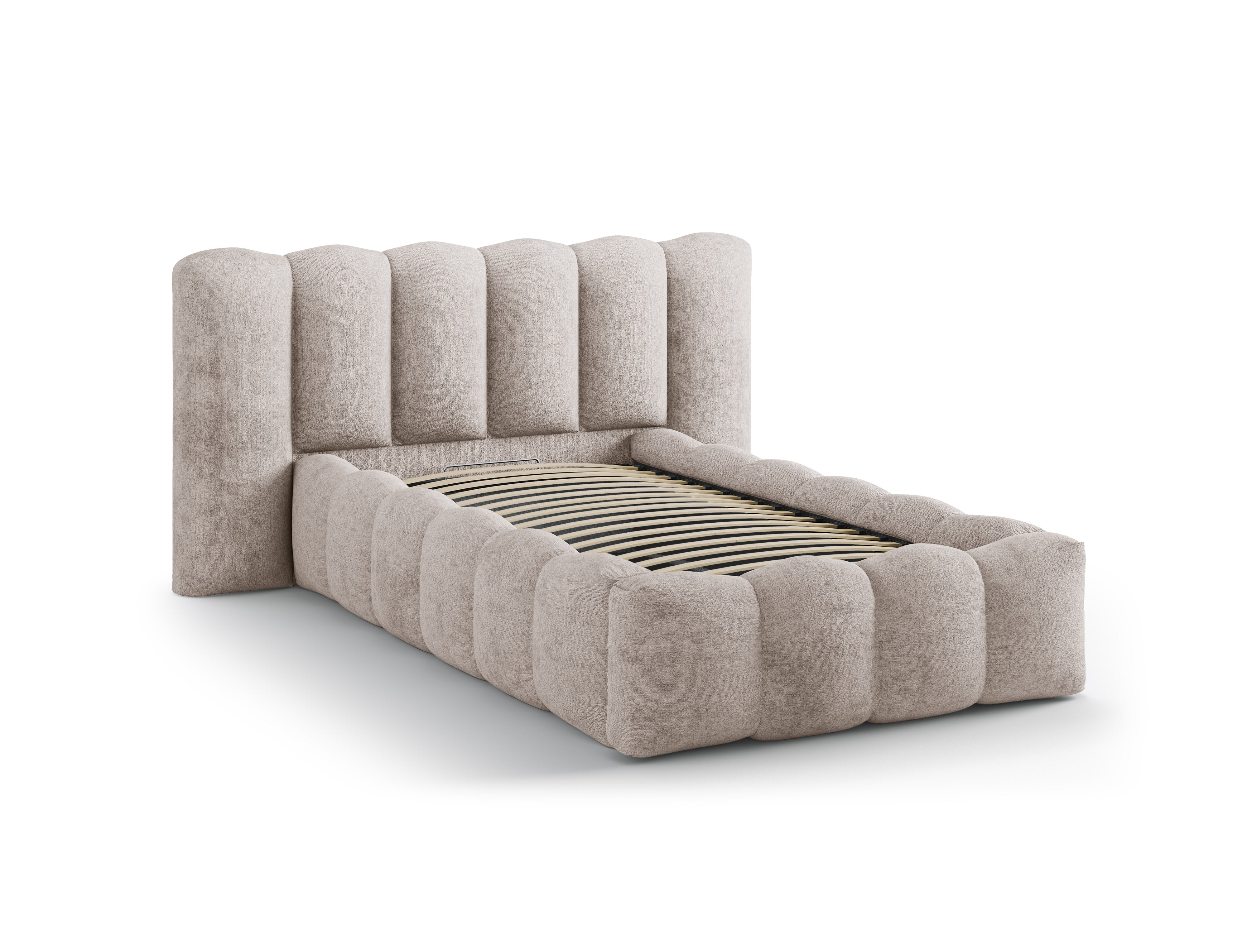 Lupine bett 90x200cm, Material: Chenille