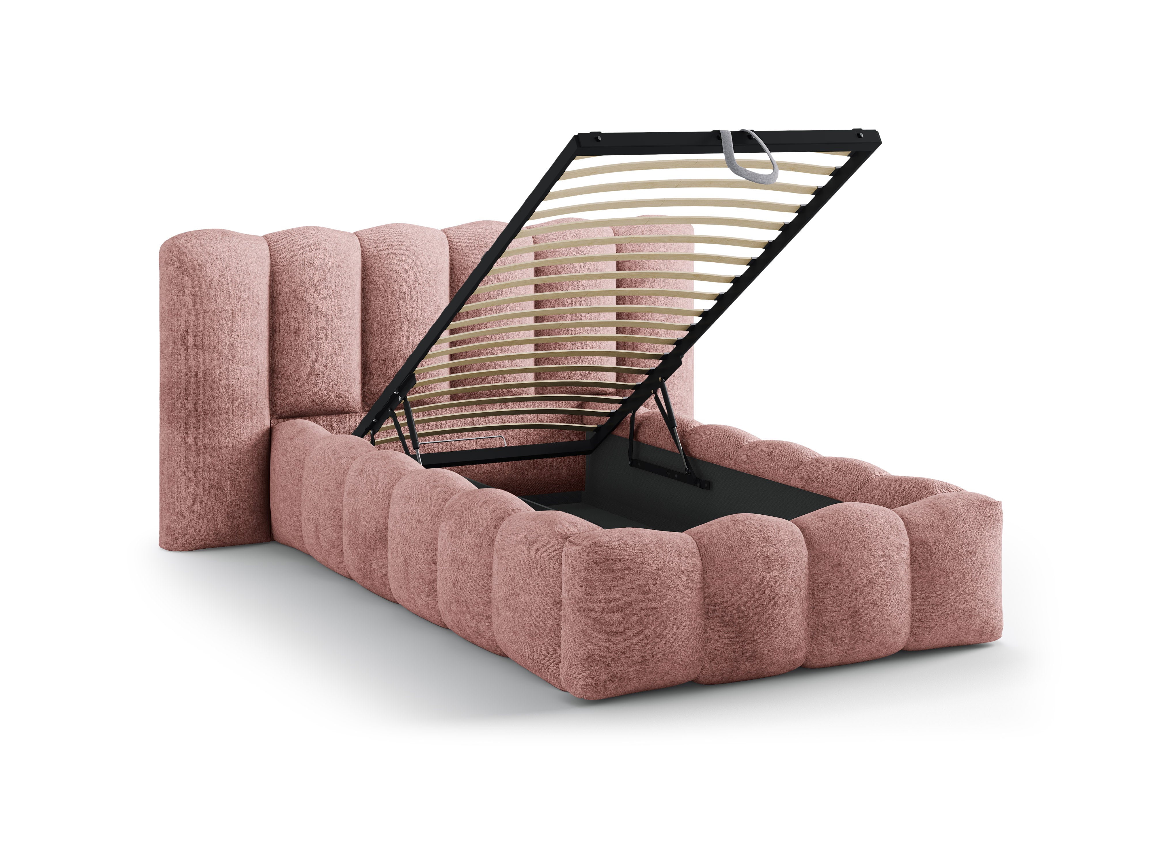 Lupine bett 90x200cm, Material: Chenille