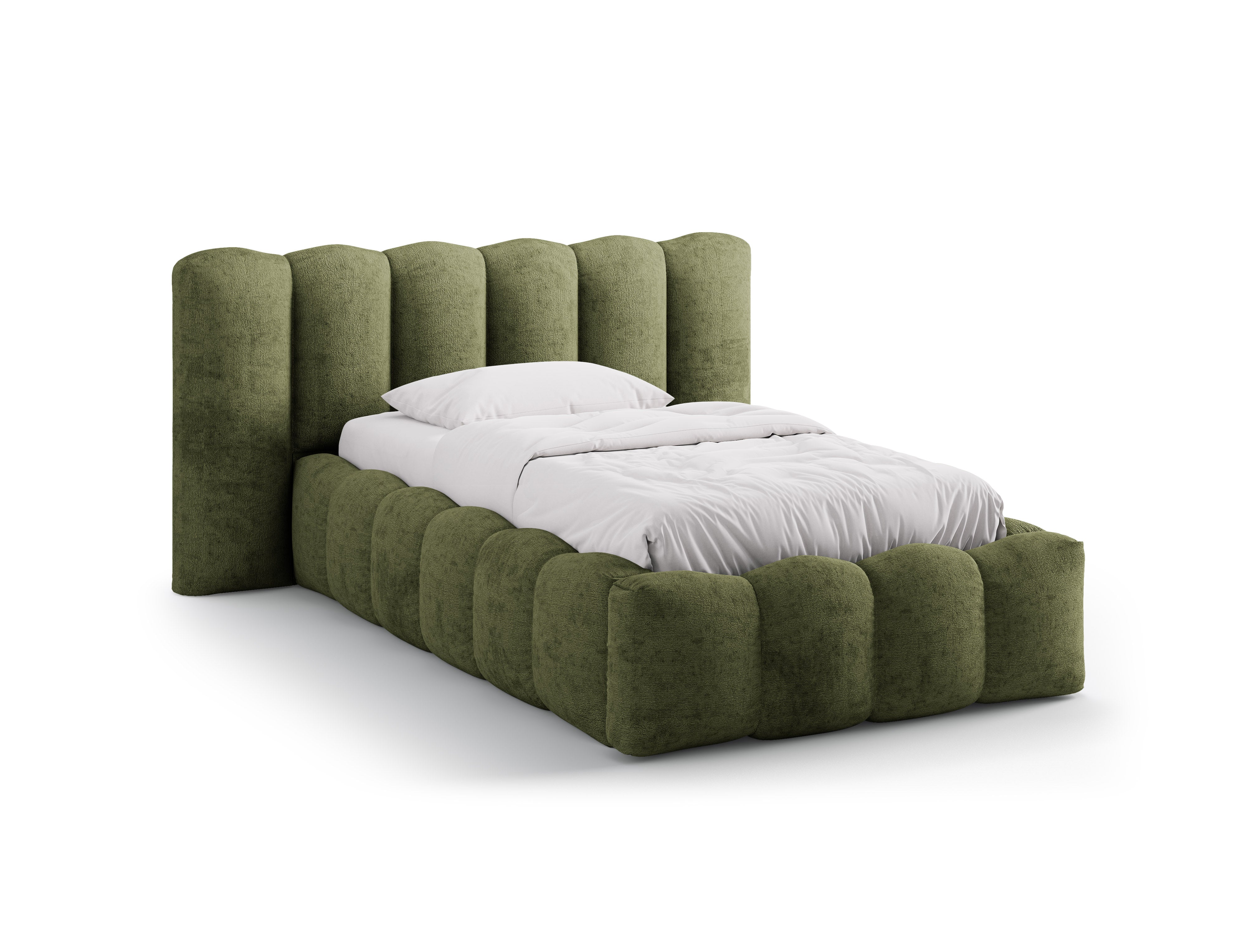 Lupine bett 90x200cm, Material: Chenille