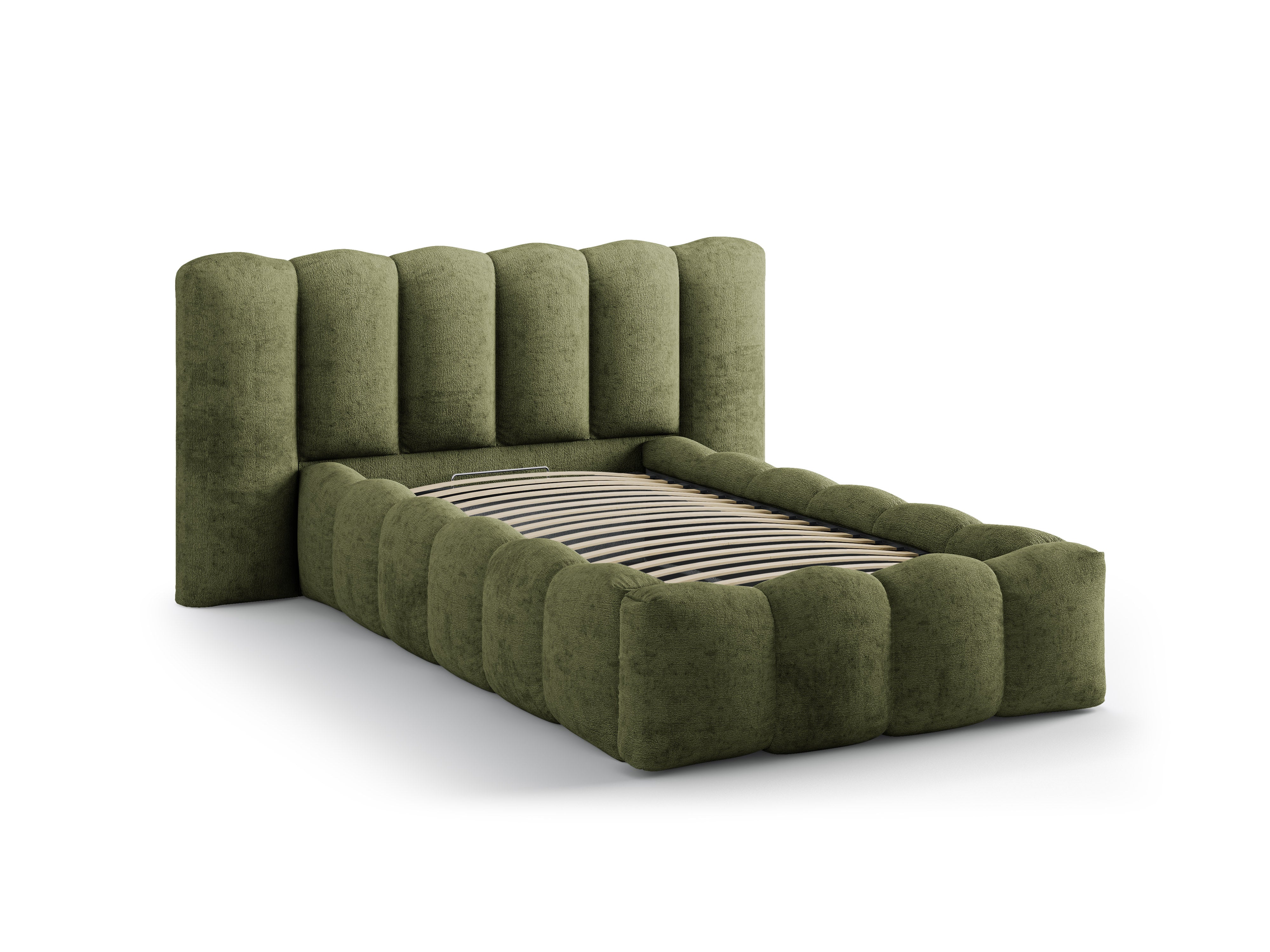 Lupine bett 90x200cm, Material: Chenille