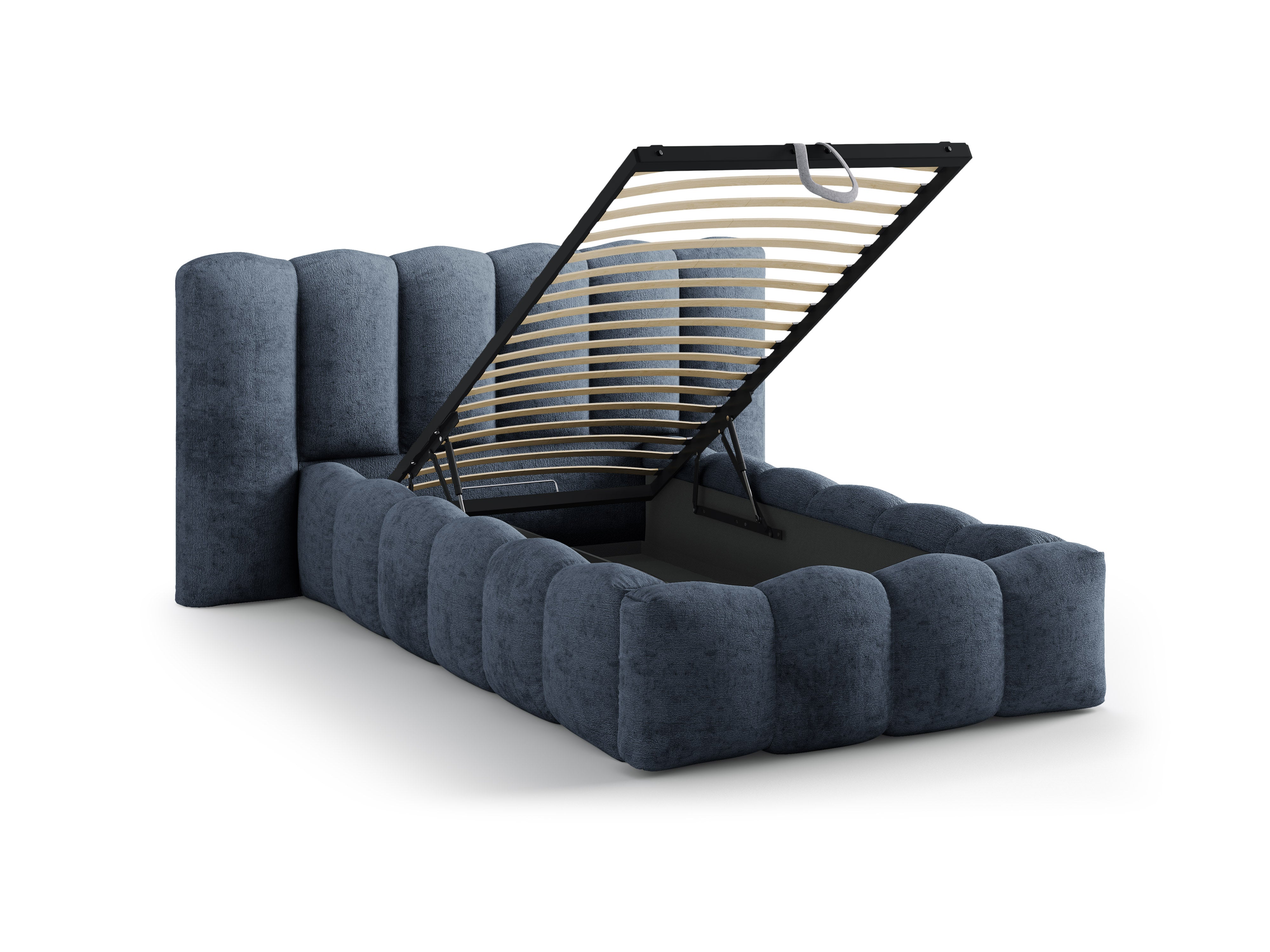 Lupine bett 90x200cm, Material: Chenille