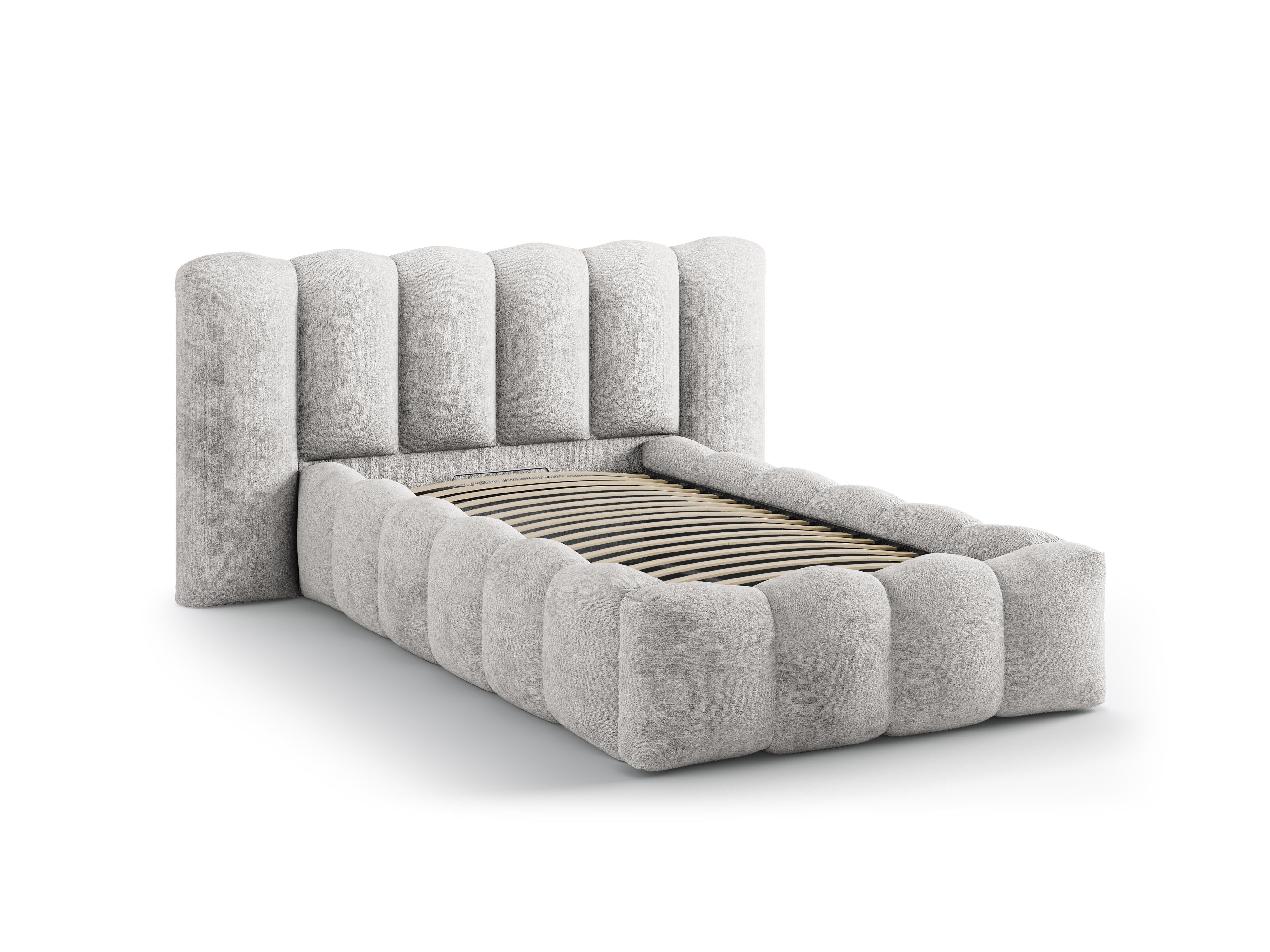 Lupine bett 90x200cm, Material: Chenille