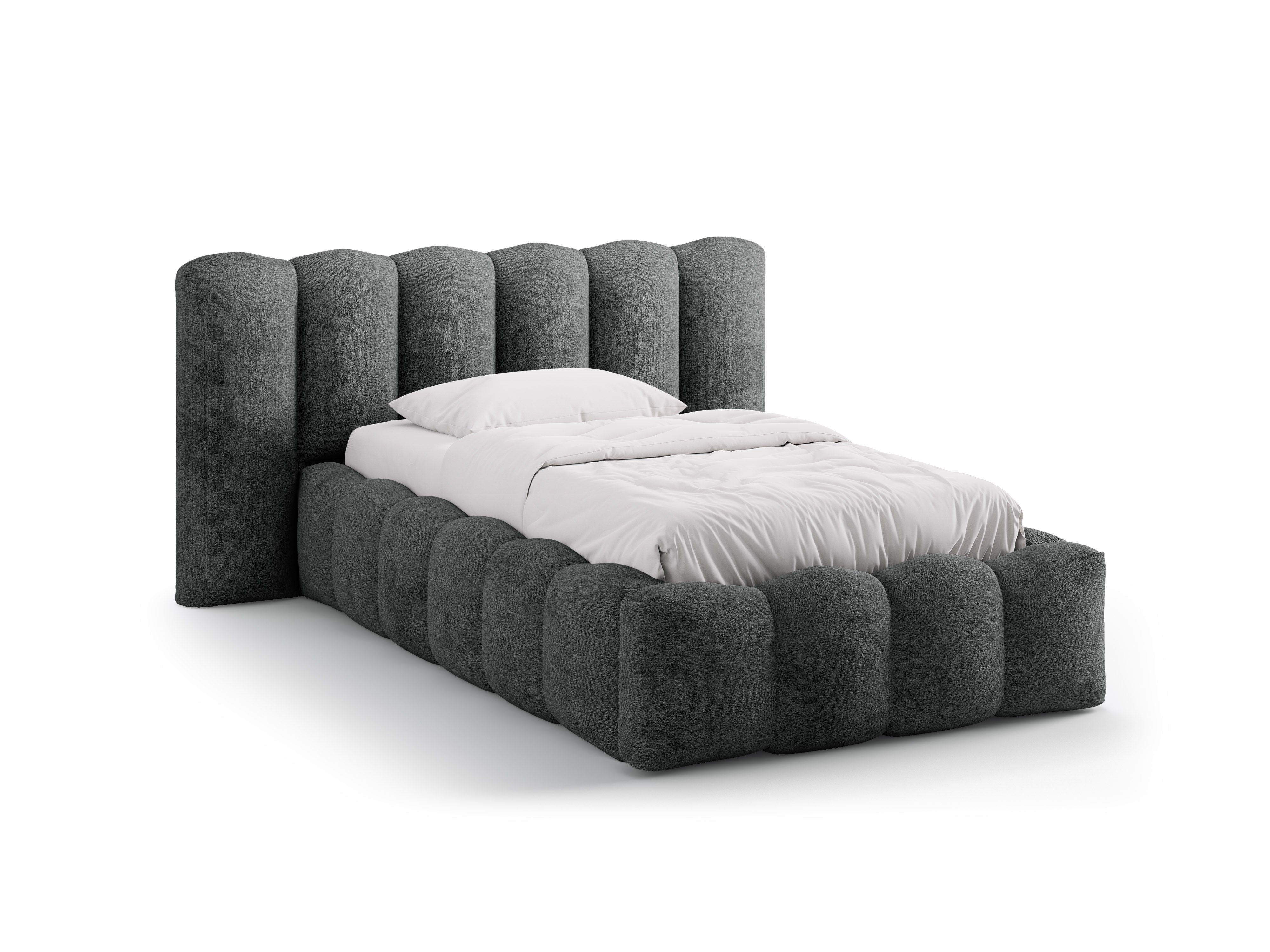 Lupine bett 90x200cm, Material: Chenille