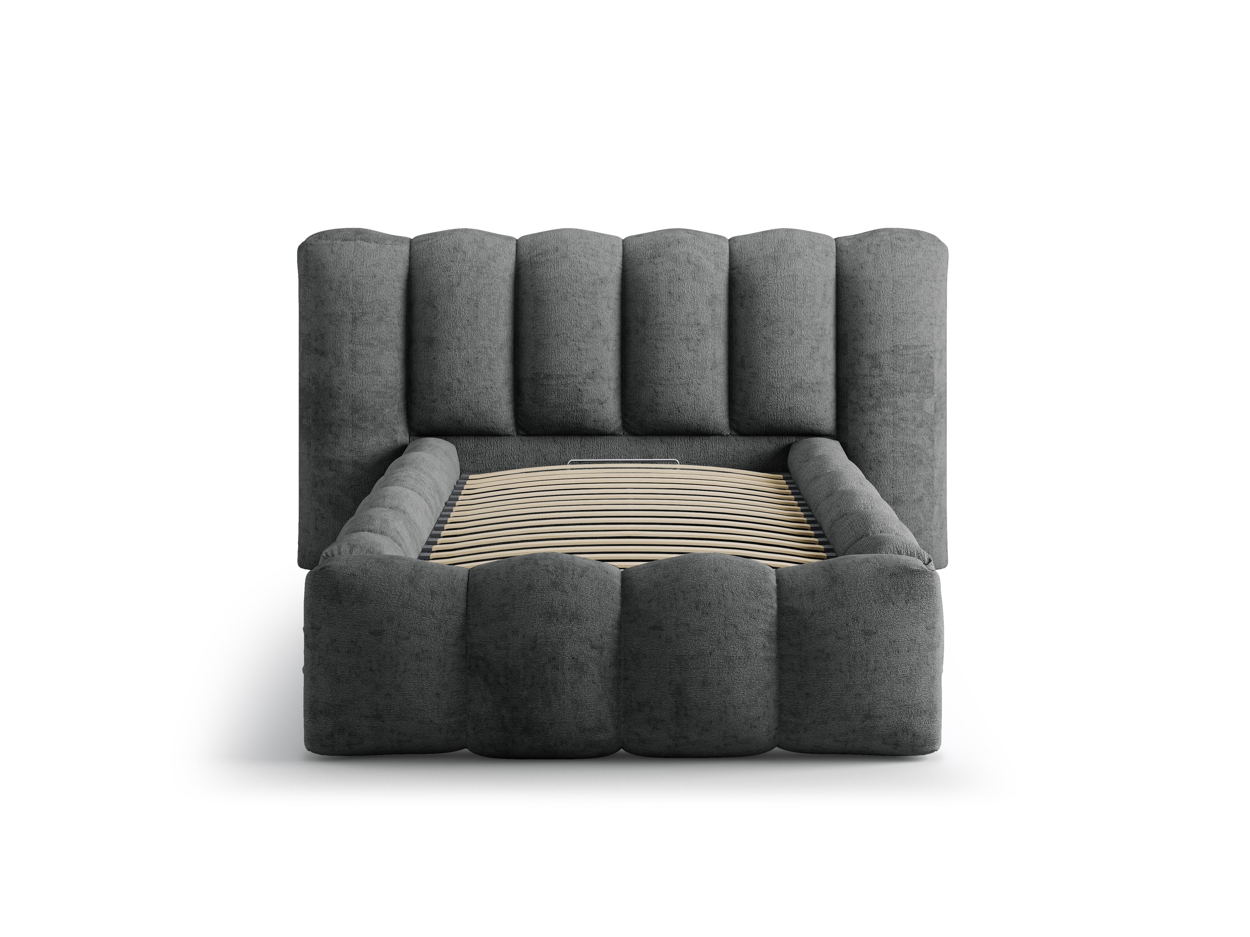 Lupine bett 90x200cm, Material: Chenille