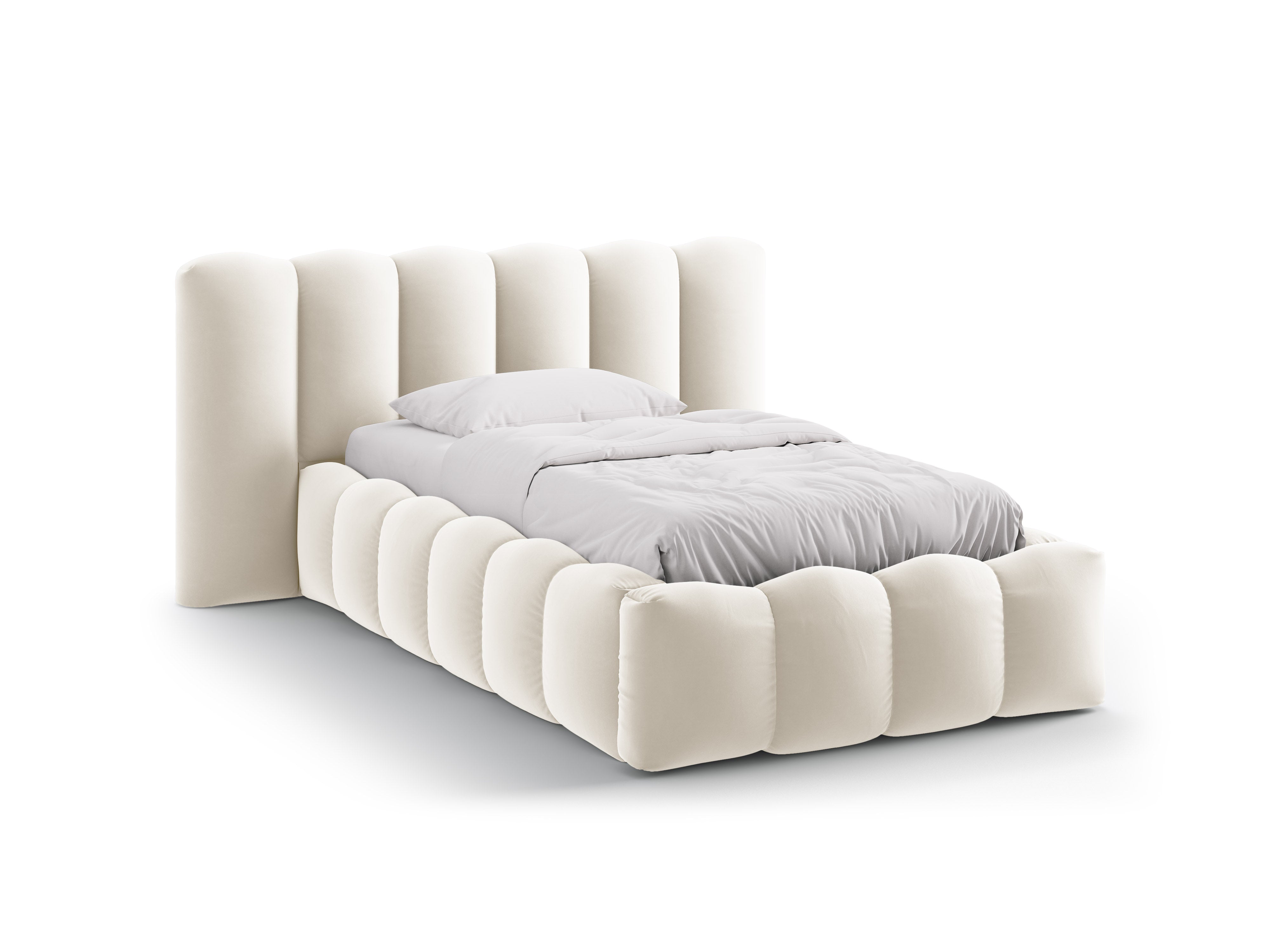 Lupine bett 90x200cm, Material: Samt