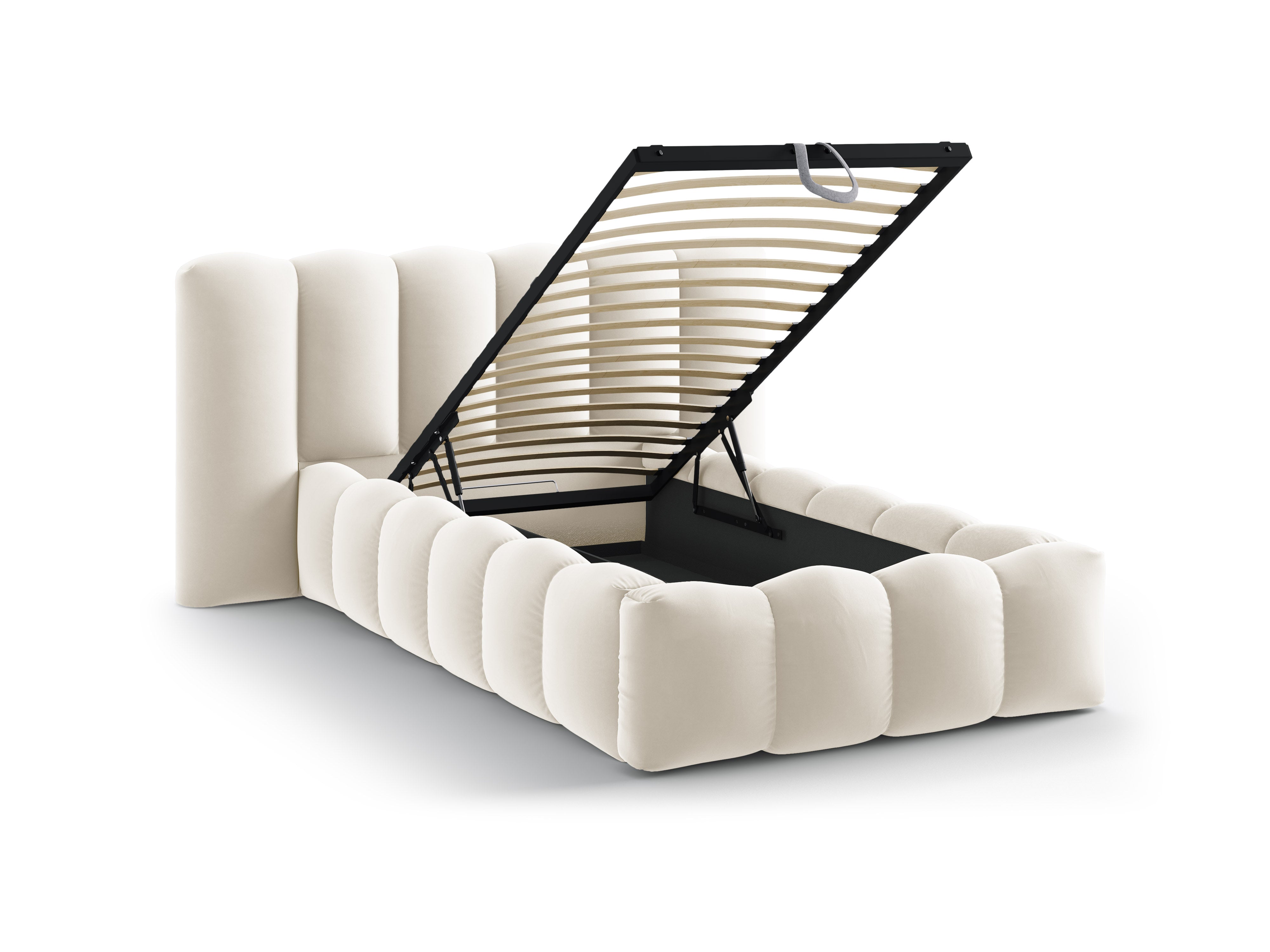 Lupine bett 90x200cm, Material: Samt