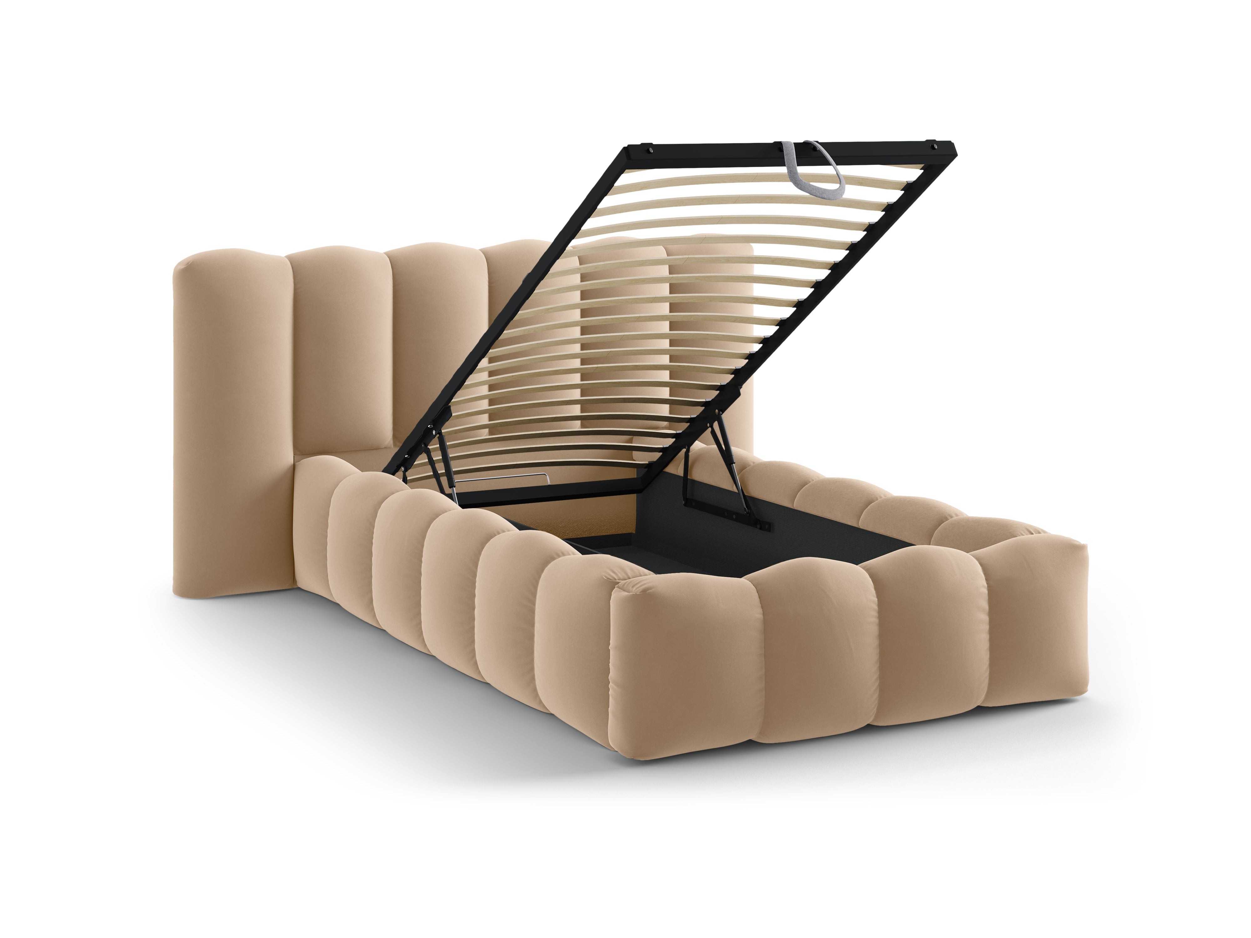 Lupine bett 90x200cm, Material: Samt